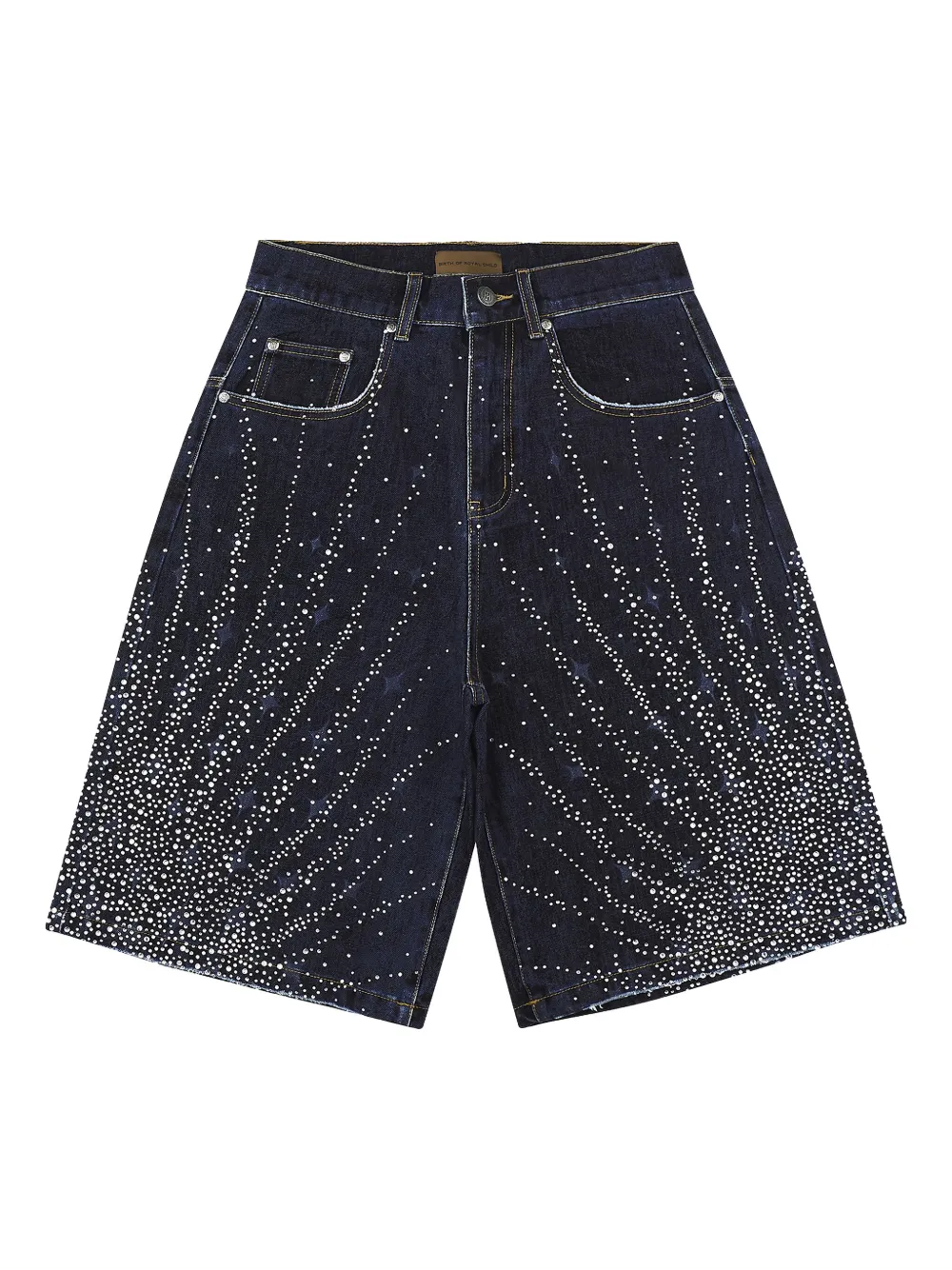 BIRTH OF ROYAL CHILD short en jean 20K Starlight à étoiles - Bleu
