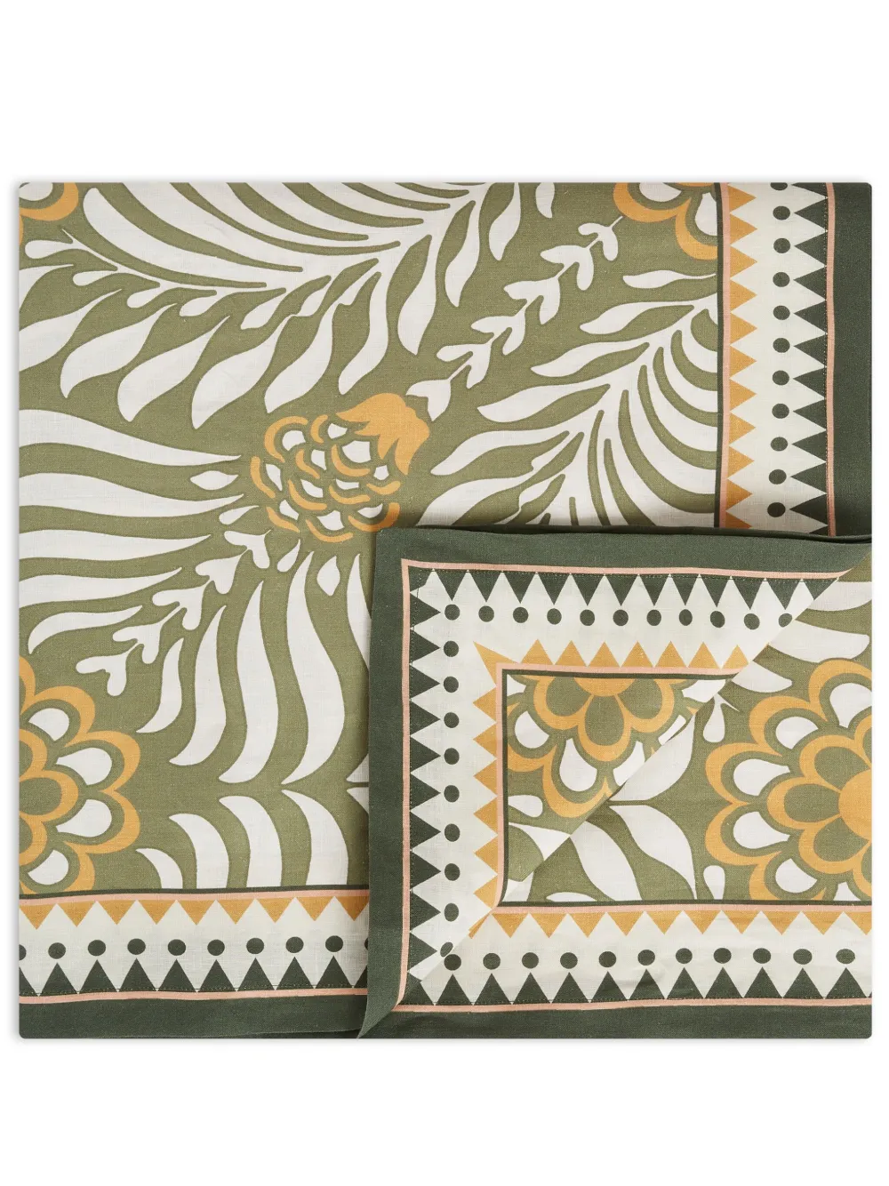 La DoubleJ grande nappe Tudor - Vert