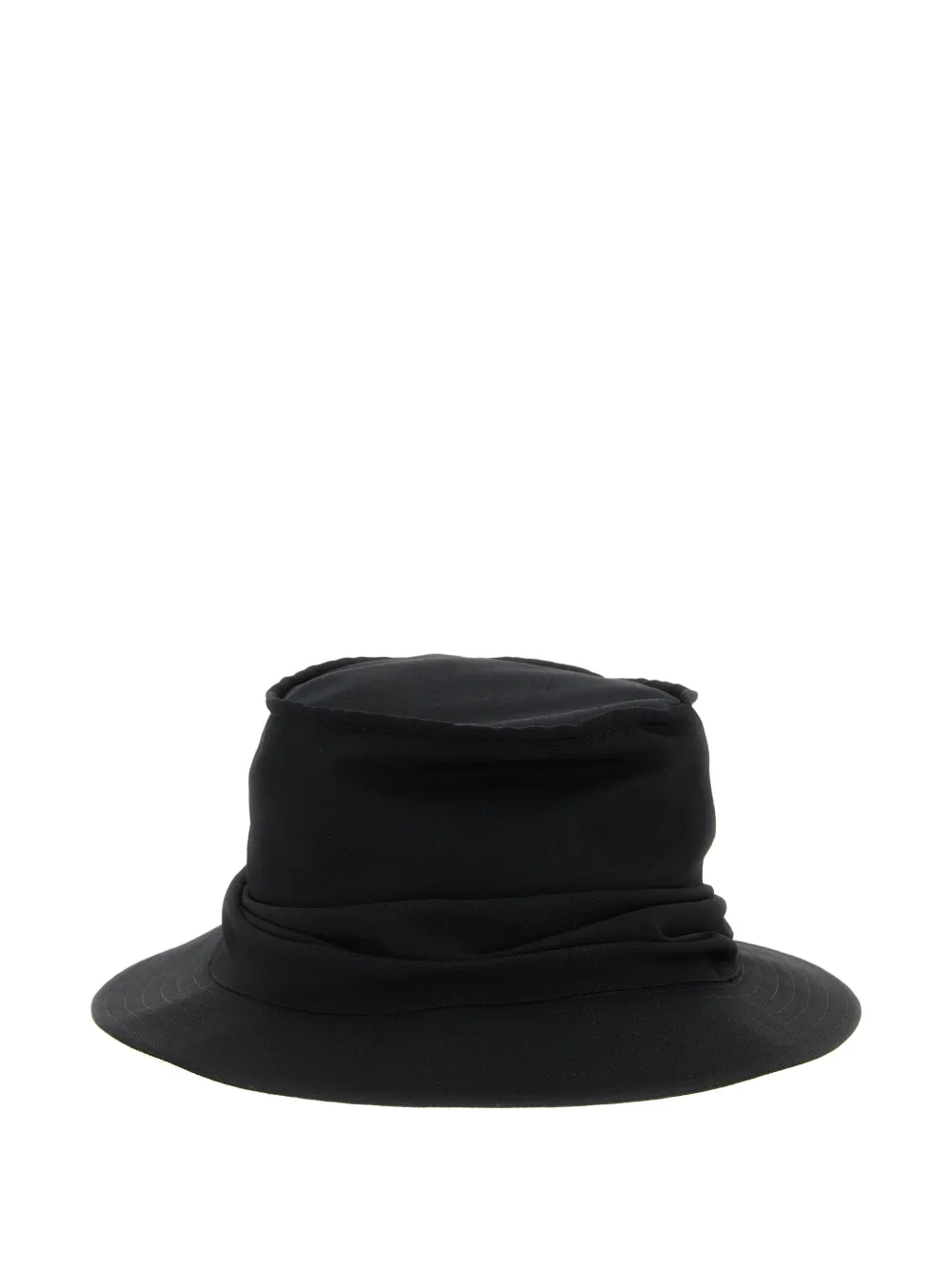 Yohji Yamamoto drape wool hat - Noir