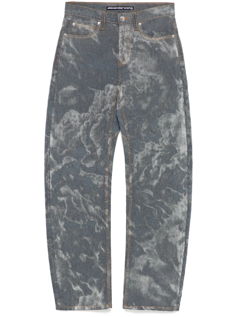 Alexander Wang jean bootcut à taille basse - Noir