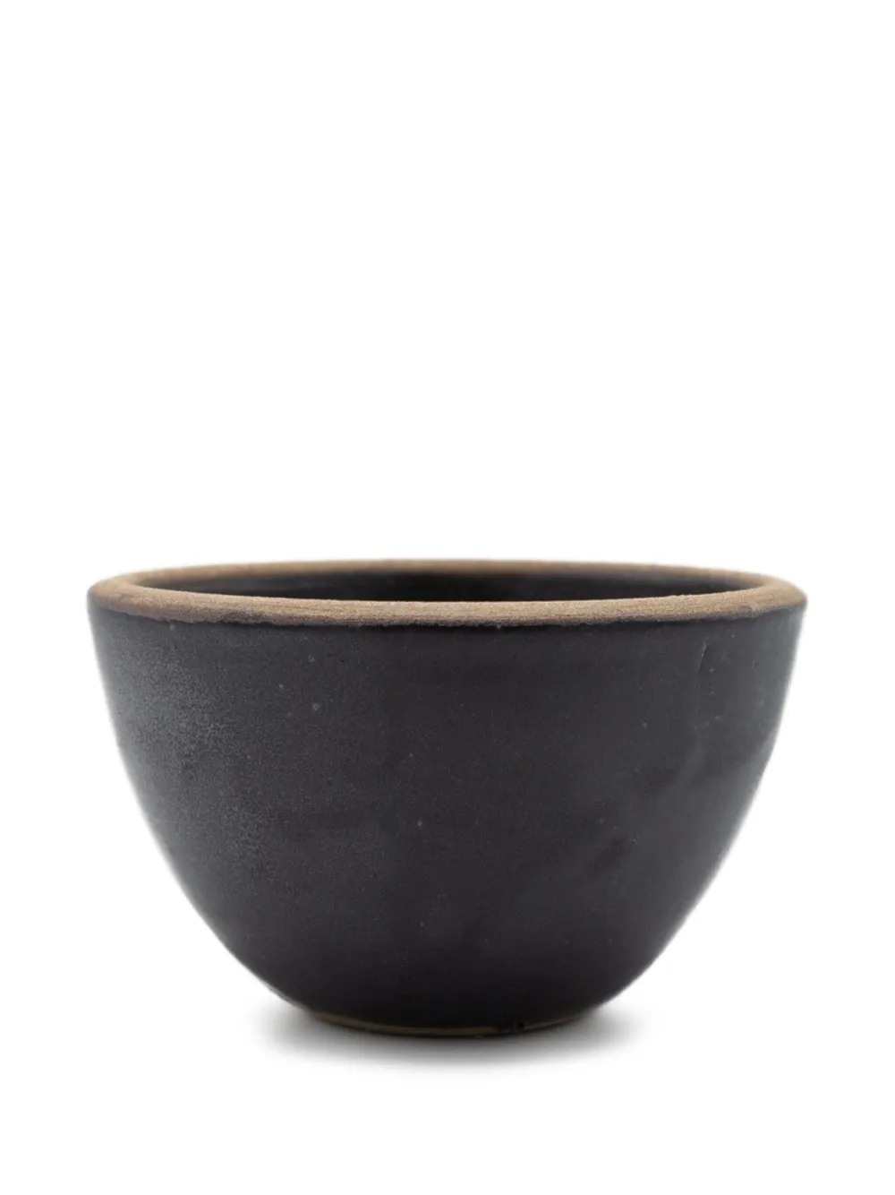 Incausa grand bol Stoneware Smudge (11 cm) - Noir