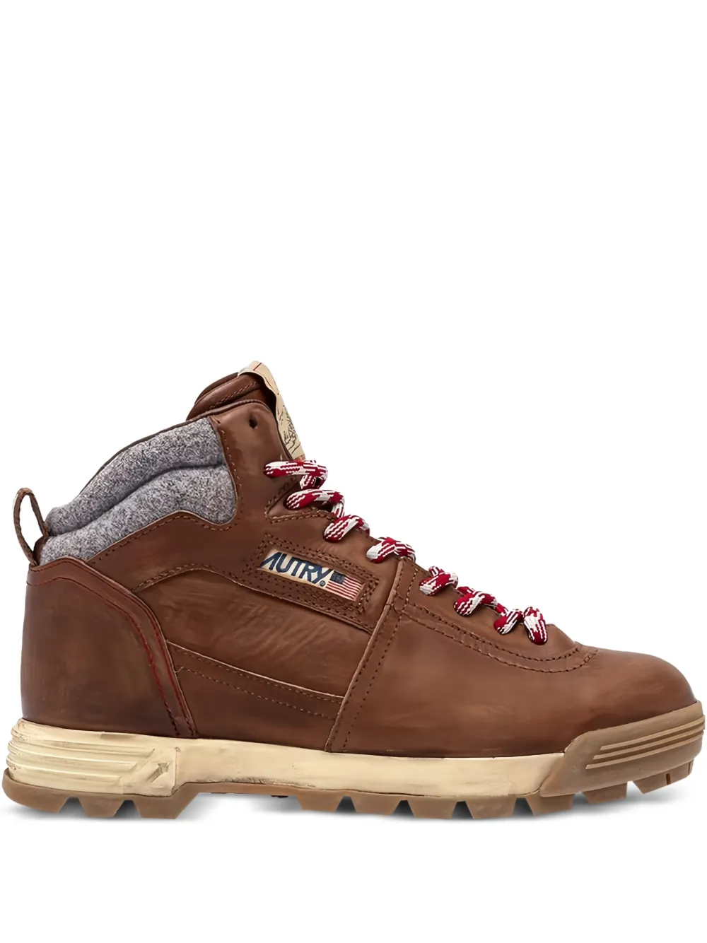 Autry bottines Malga à logo - Marron