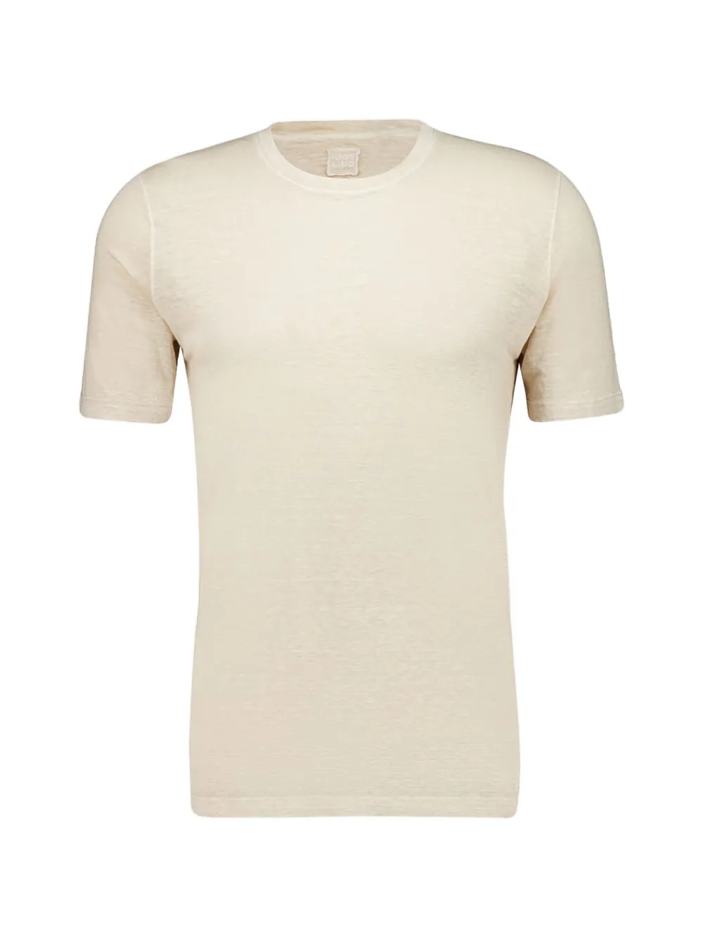 120% Lino t-shirt Safari à col rond - Tons neutres