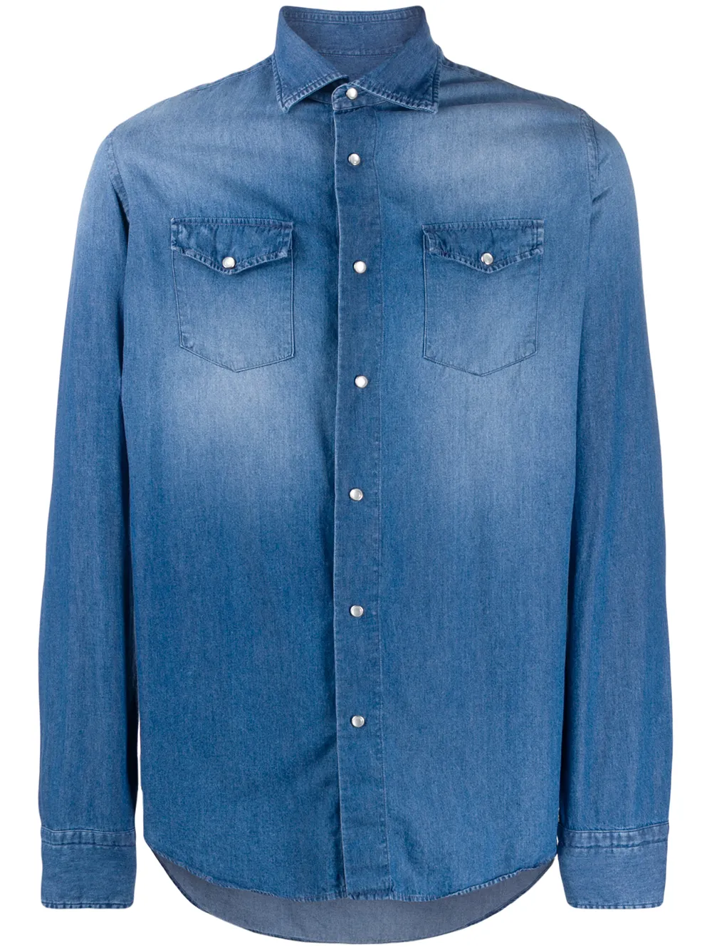 Dell'oglio chemise en denim - Bleu