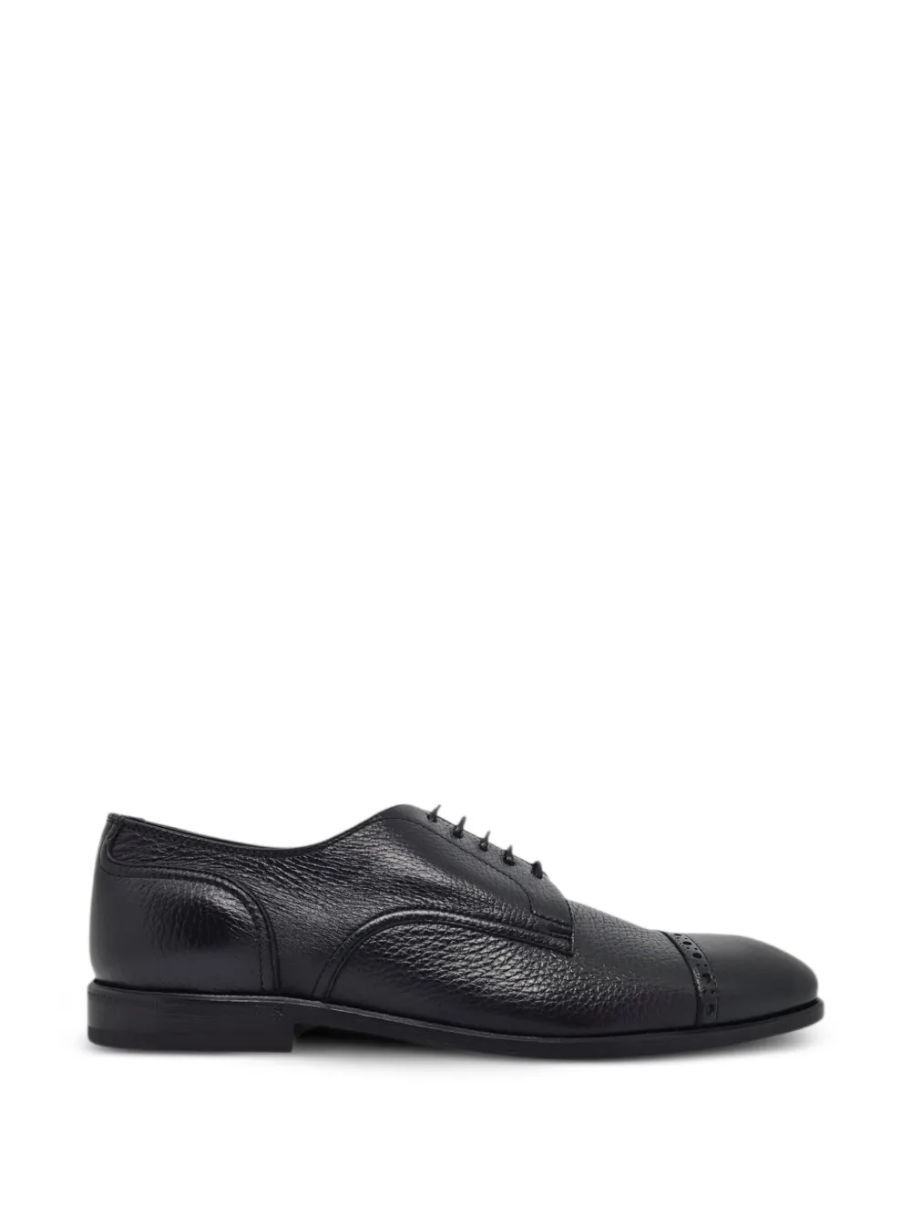 Henderson Baracco textured derby shoes - Bleu