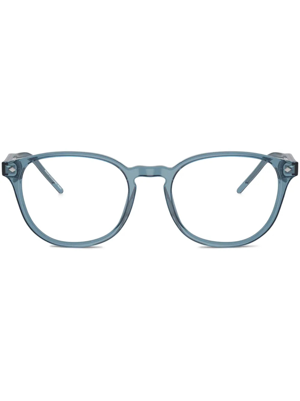 Giorgio Armani lunettes de vue rectangulaires - Bleu