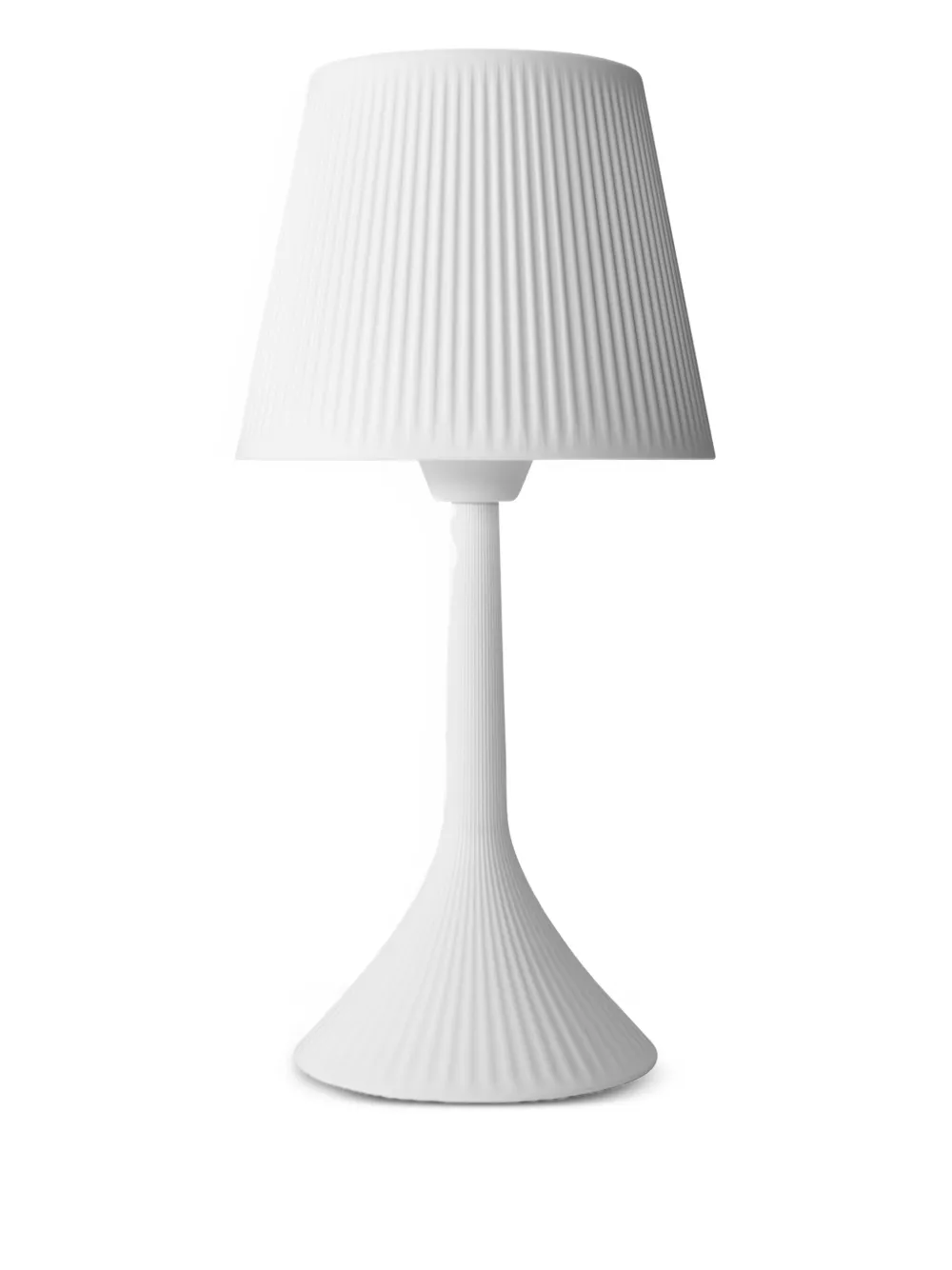 VESTA lampe de table à design plissé - Blanc