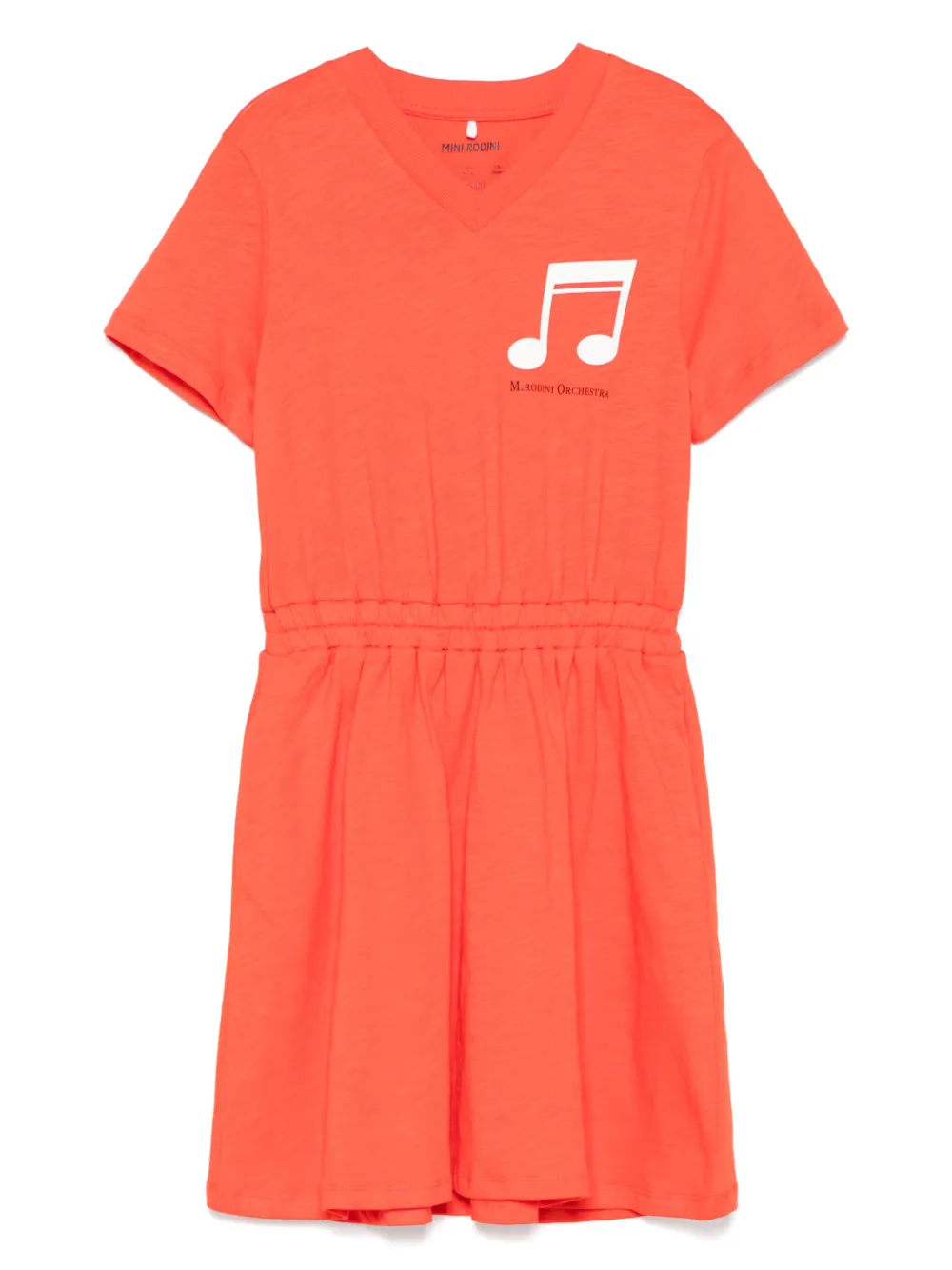 Mini Rodini robe à imprimé graphique - Rouge