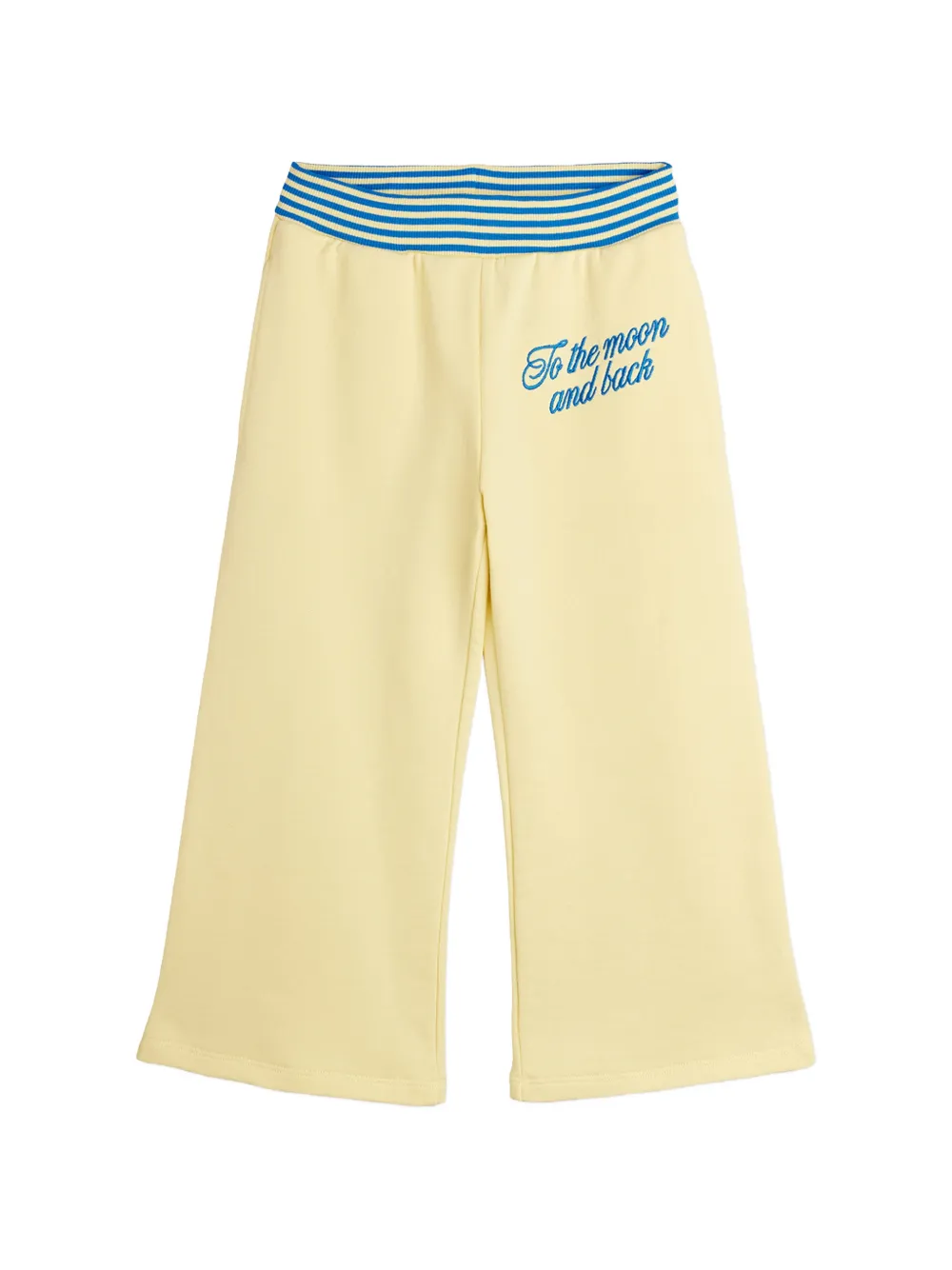 Mini Rodini pantalon rayé To The Moon - Jaune