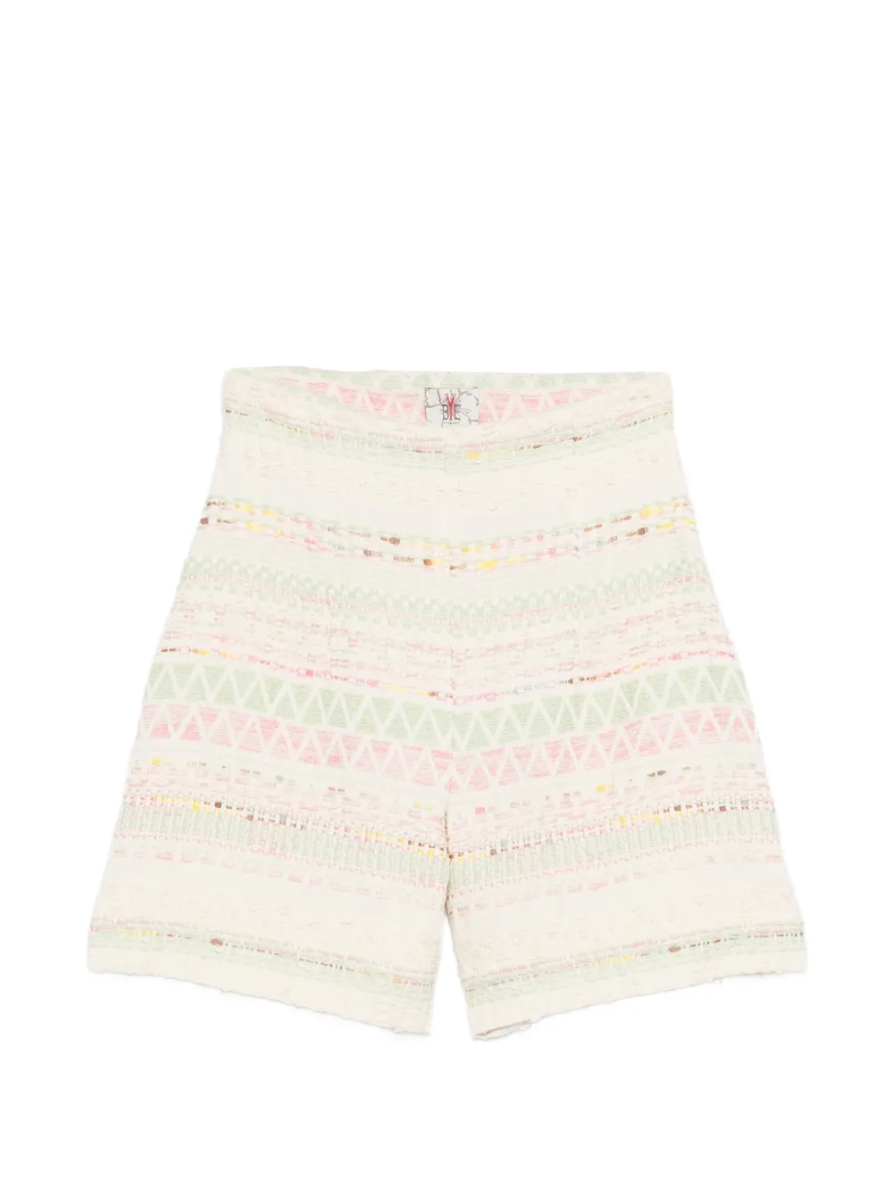 Bye geometric shorts - Tons neutres
