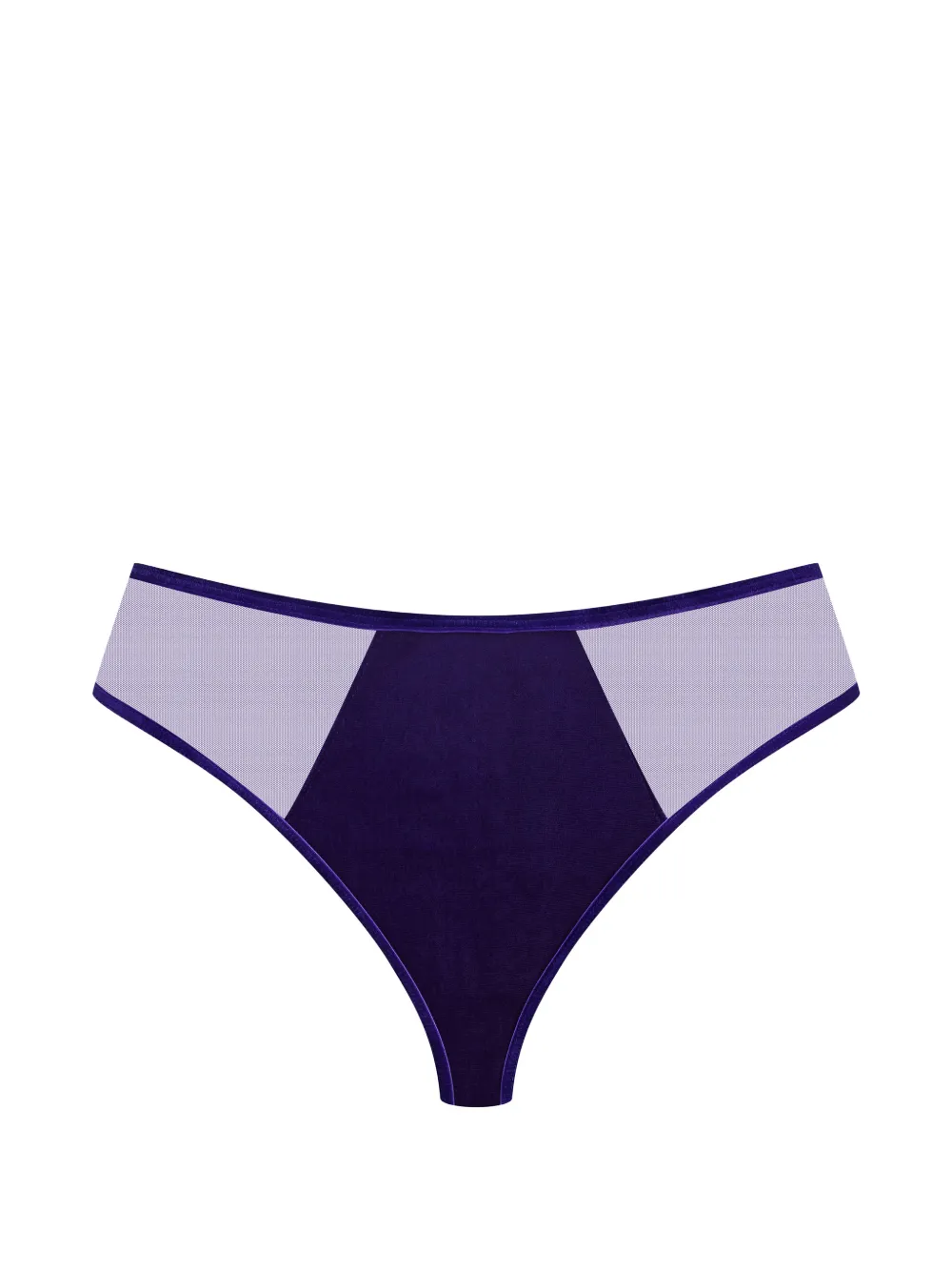 Maison Close culotte ouverte Rococo x Scandale - Violet