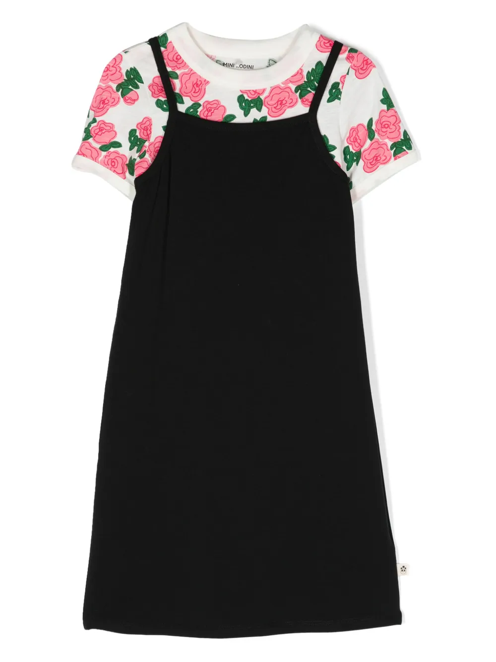 Mini Rodini ensemble robe à fleurs - Noir