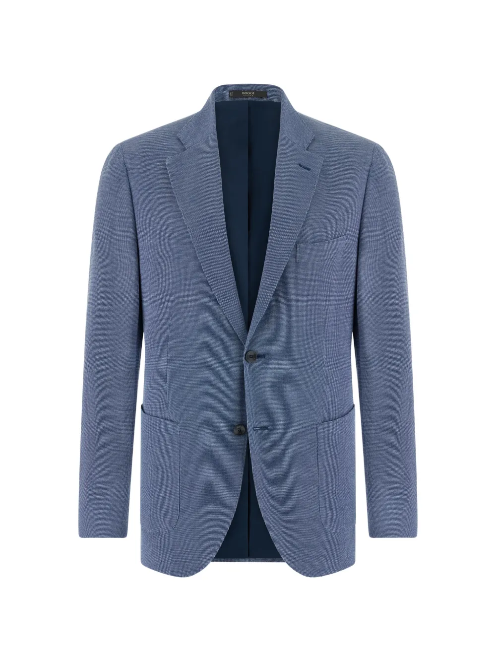 Boggi Milano pinpoint single-breasted jacket - Bleu