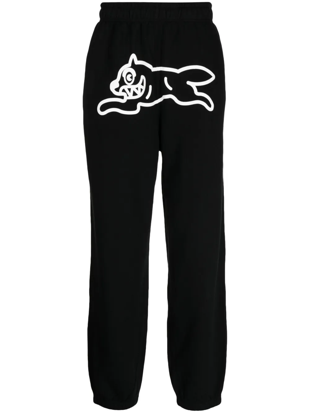 ICECREAM pantalon de jogging en coton à logo imprimé - Noir