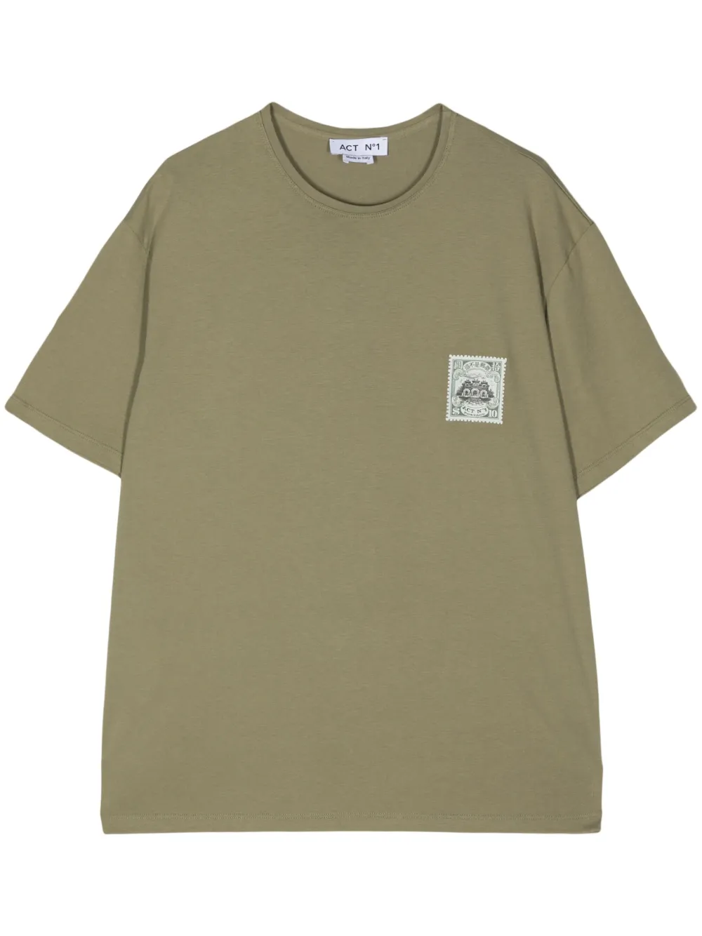 ACT Nº1 t-shirt en coton à logo imprimé - Vert