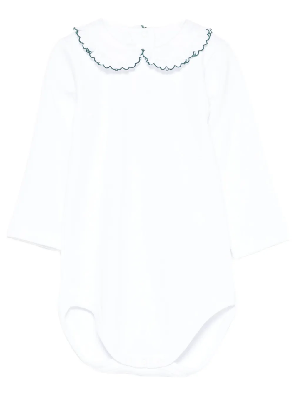 Mariella Ferrari body à col claudine - Blanc