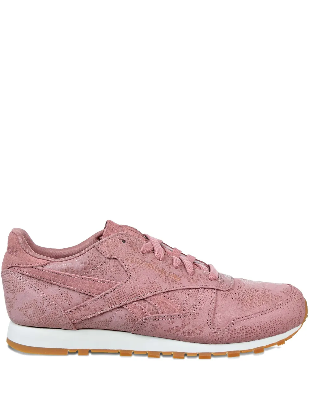 Reebok baskets Classic Clean Exotics WMNS Sandy Rose/Chalk/Gum en cuir