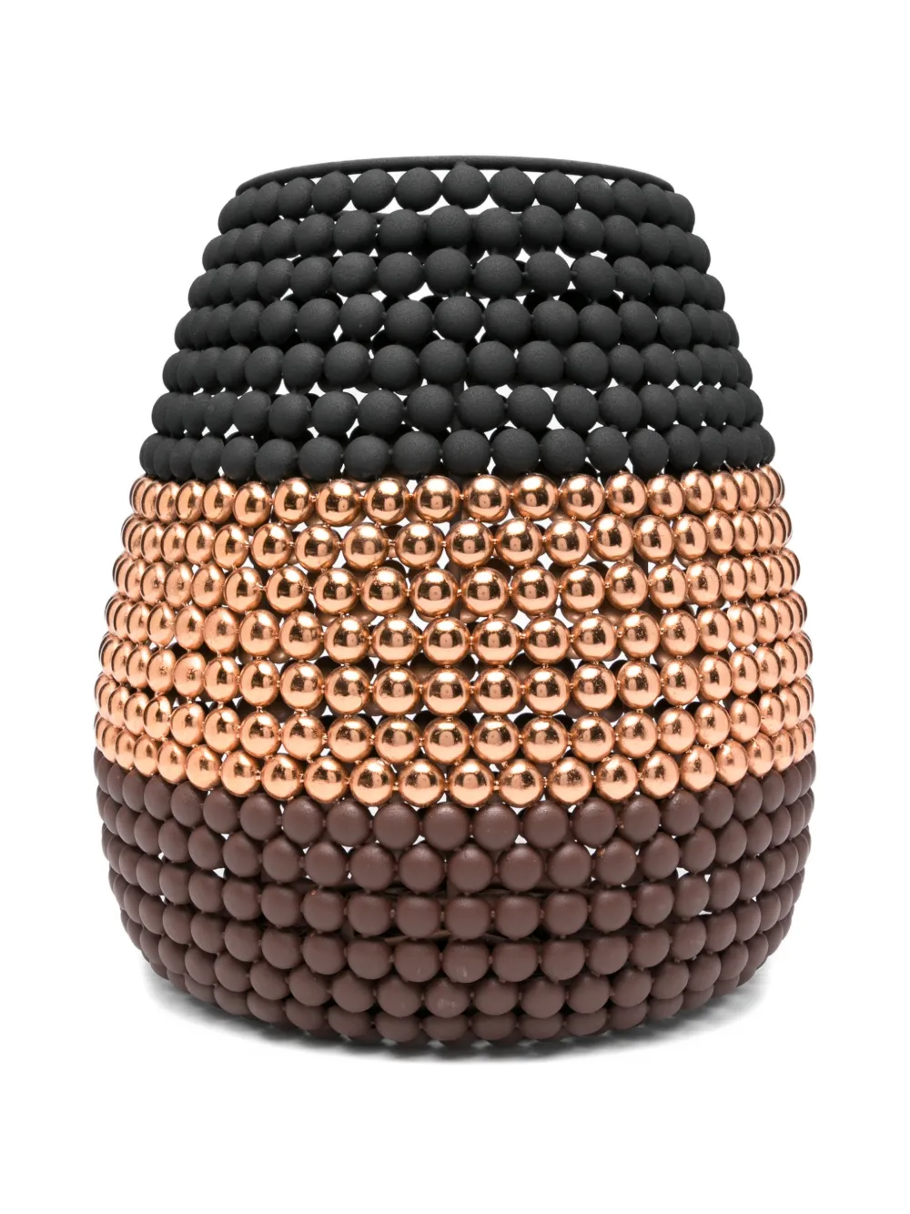POLSPOTTEN Dot striped stool - Noir