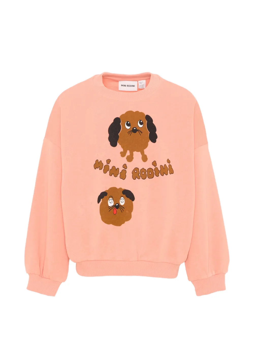 Mini Rodini sweat à détail de logo - Rose