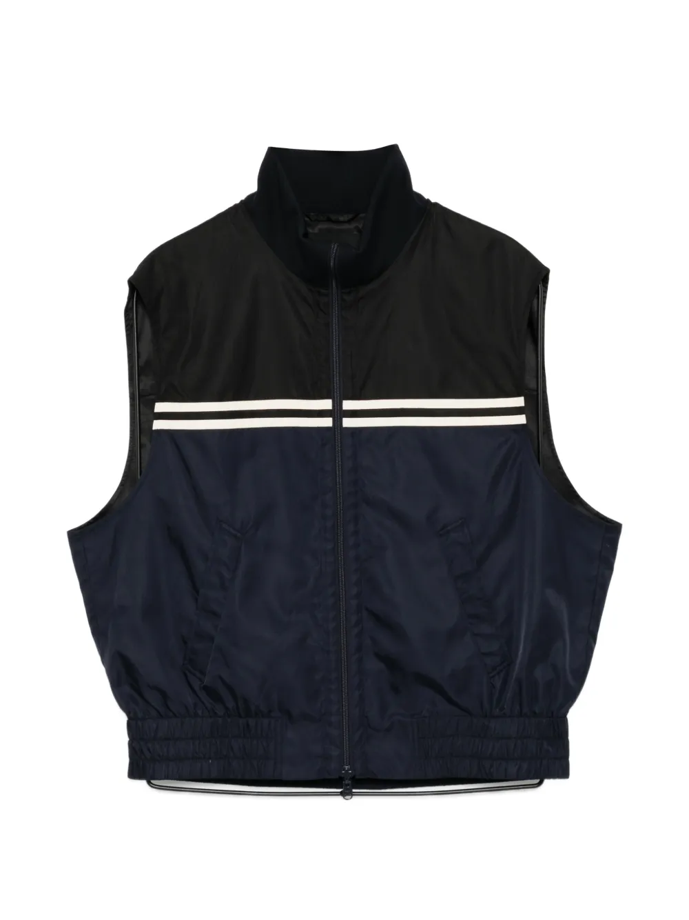 CROQUIS veste bicolore à rayures - Bleu