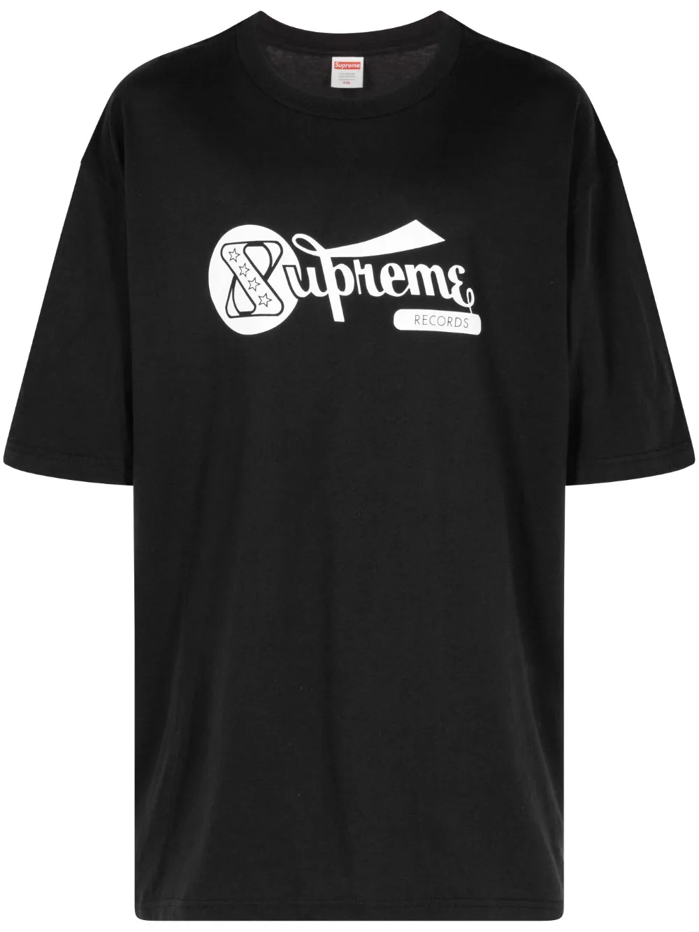 Supreme t-shirt Records - Noir