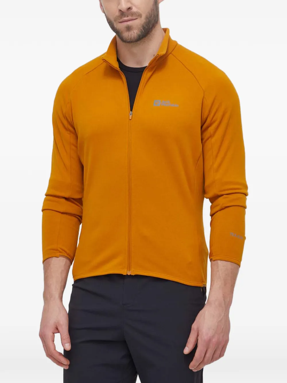 JACK WOLFSKIN pull Baiselberg à fermeture zippée - Orange