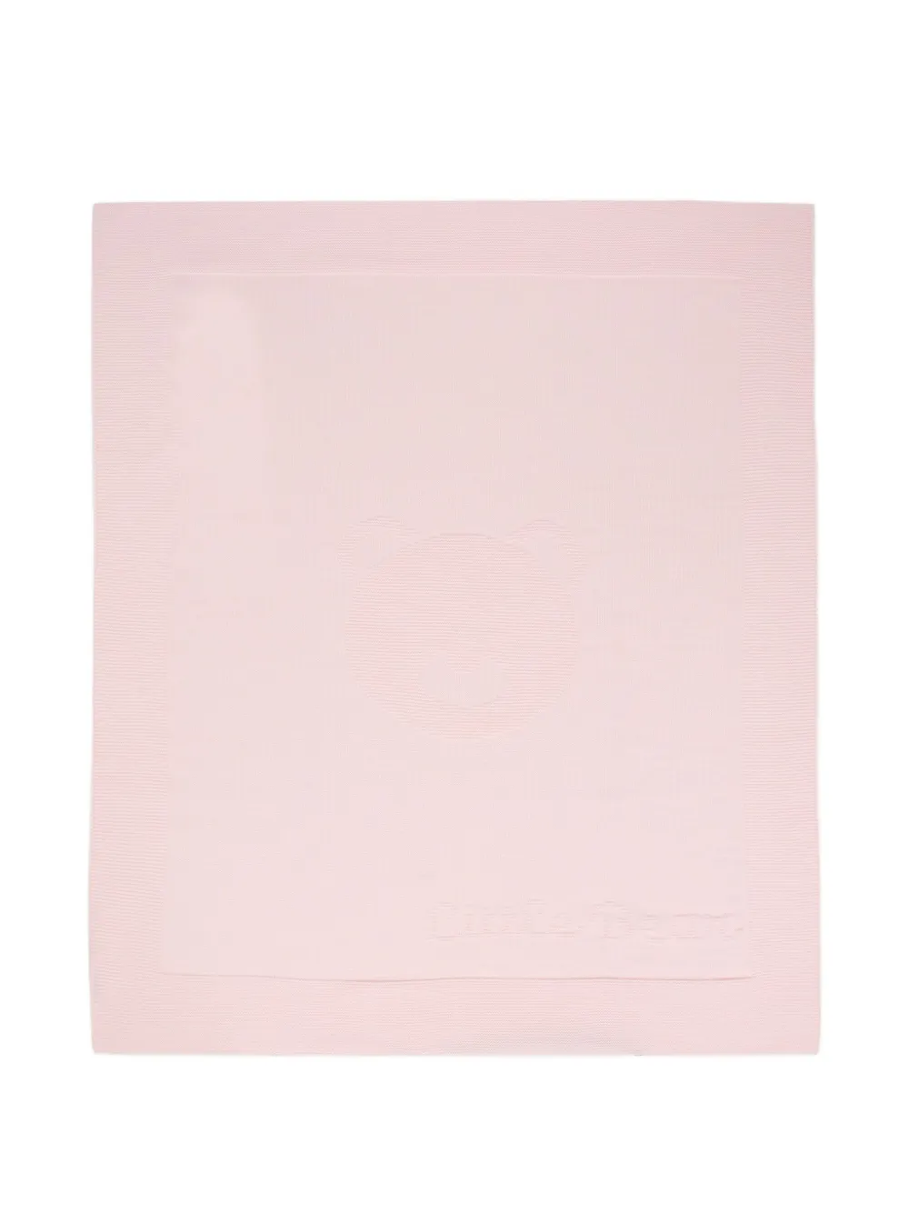 Little Bear couverture à motif embossé - Rose