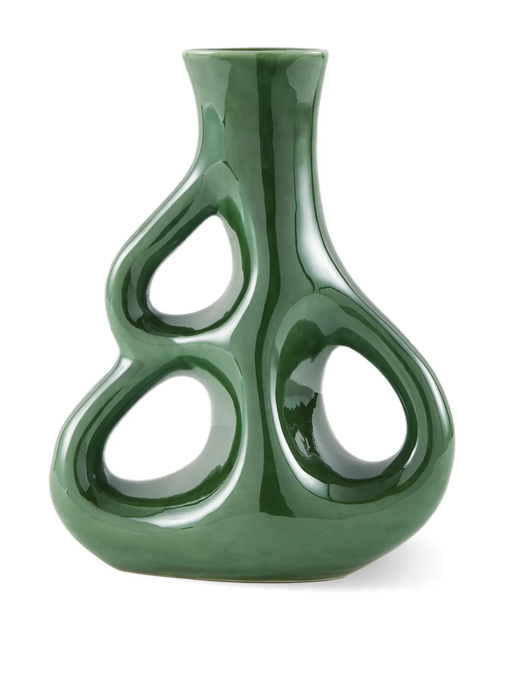 POLSPOTTEN vase Three Ears 21 cm x 9 cm - Vert