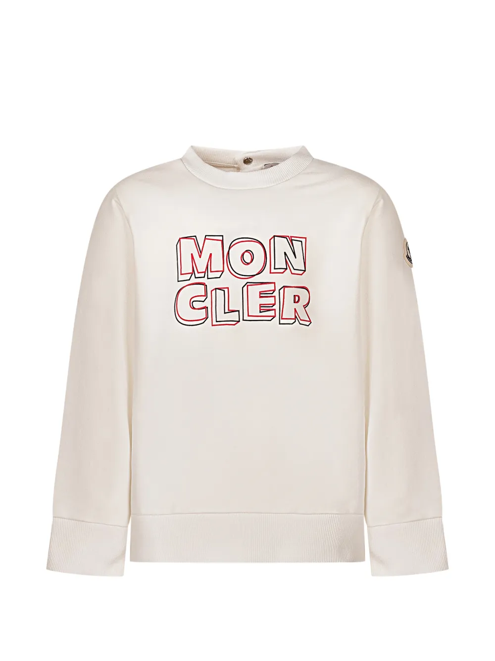 Moncler Enfant sweat à logo - Tons neutres