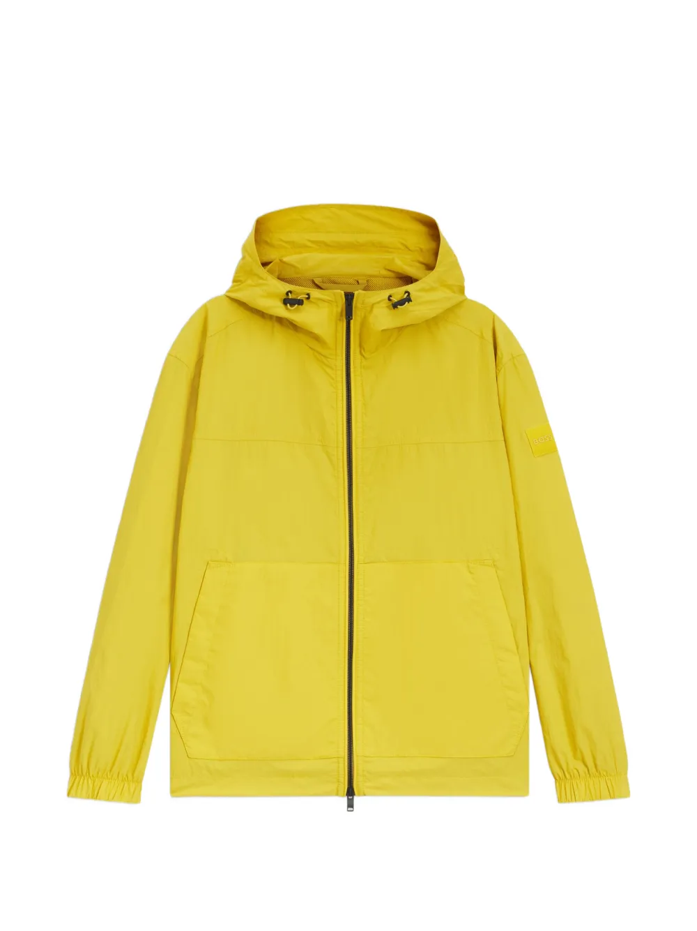 BOSS veste zippée à capuche - Jaune