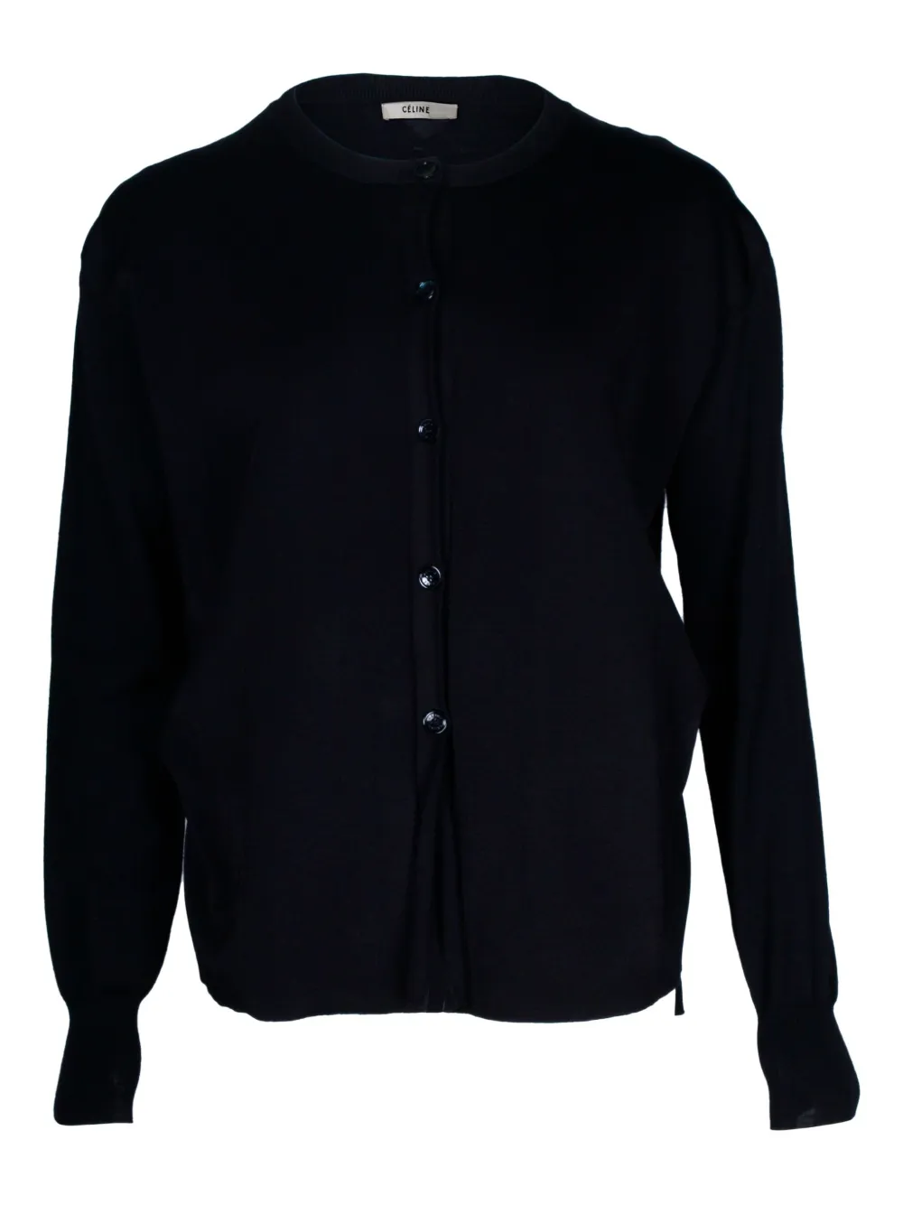 Celine Pre-Owned cardigan à boutonnière - Noir