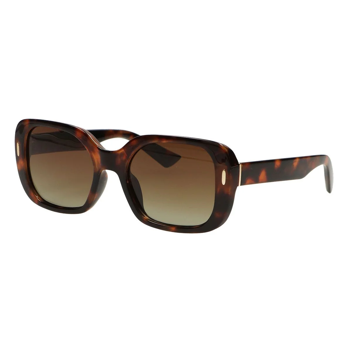 Spectrum polarized zonnebril tortoise gradiant bruin met goud dames