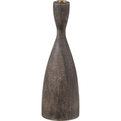 WOOOD kaarsenhouder rosa hout 28 cm | 8 stuks