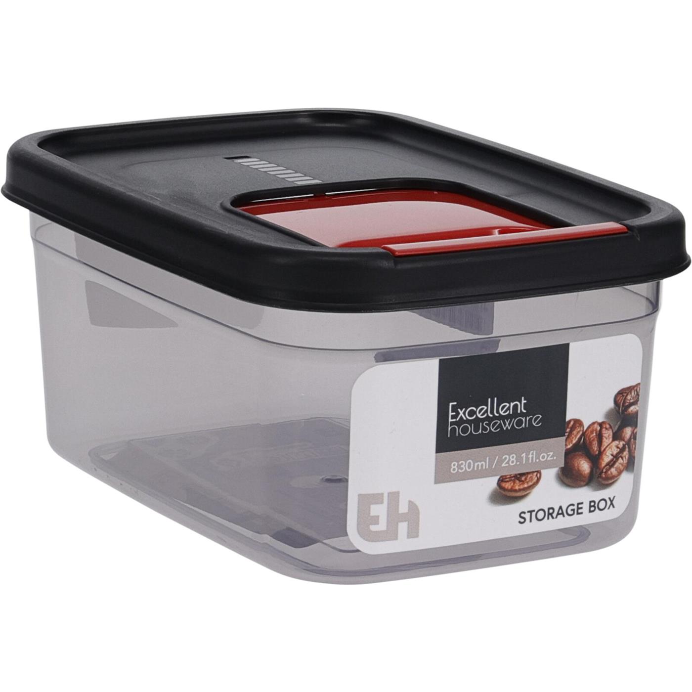 Excellent Houseware Strooibus kunststof 830ml