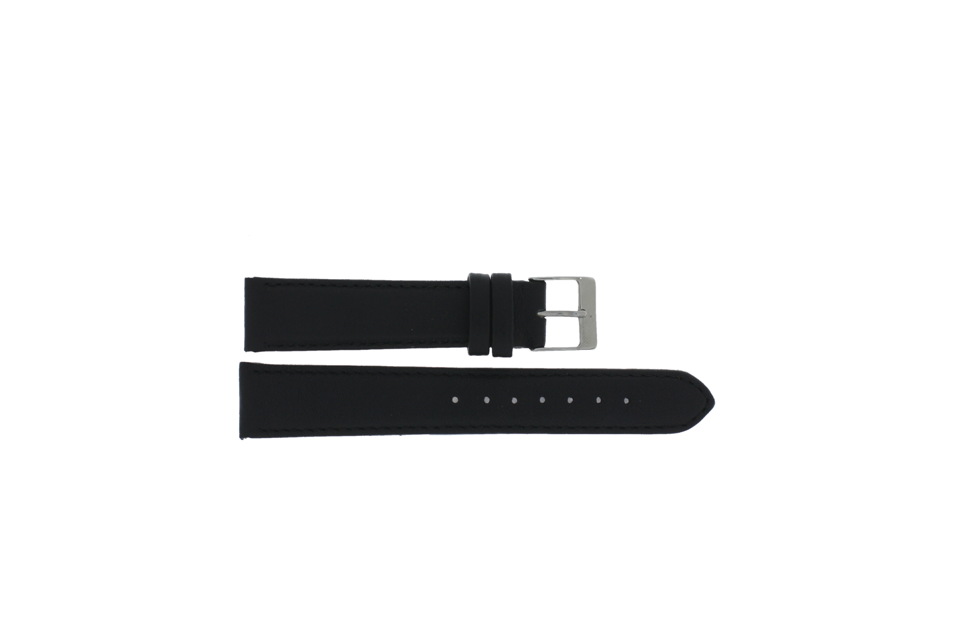 Horlogeband Universeel 62215.10.18 Leder Zwart 18mm