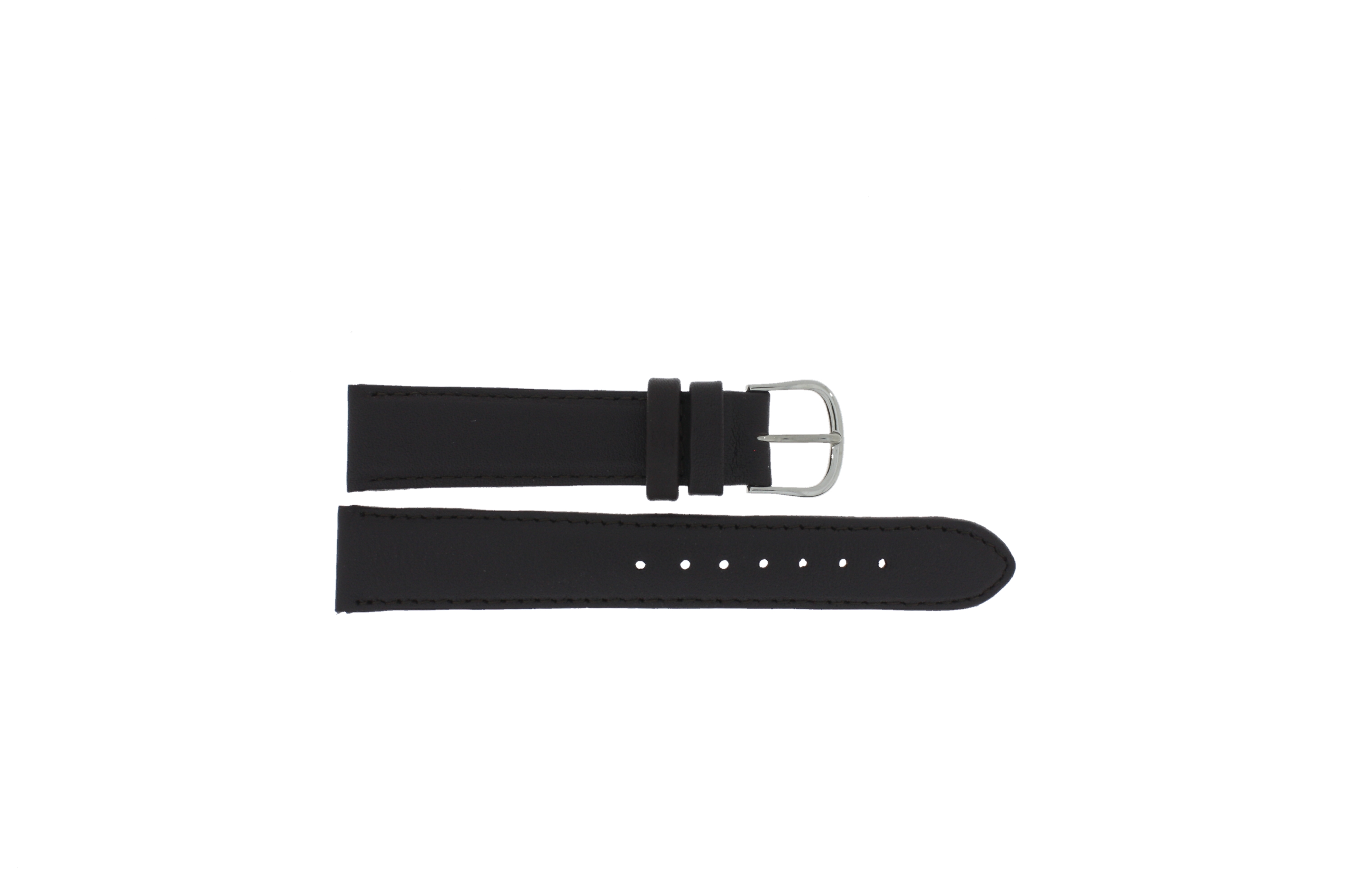 Horlogeband Universeel 62215.27.18 Leder Donkerbruin 18mm