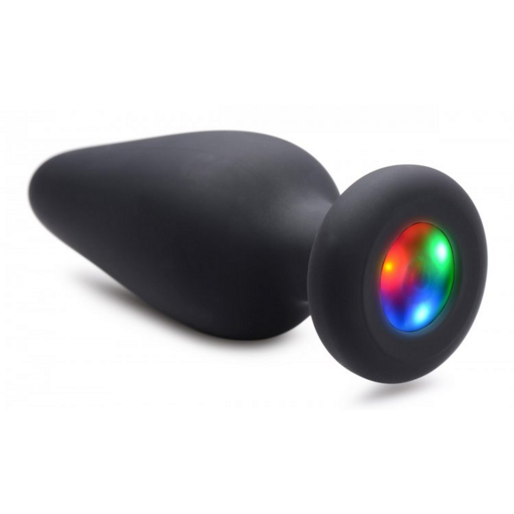 Lichtgevende - Siliconen Butt Plug - Groot