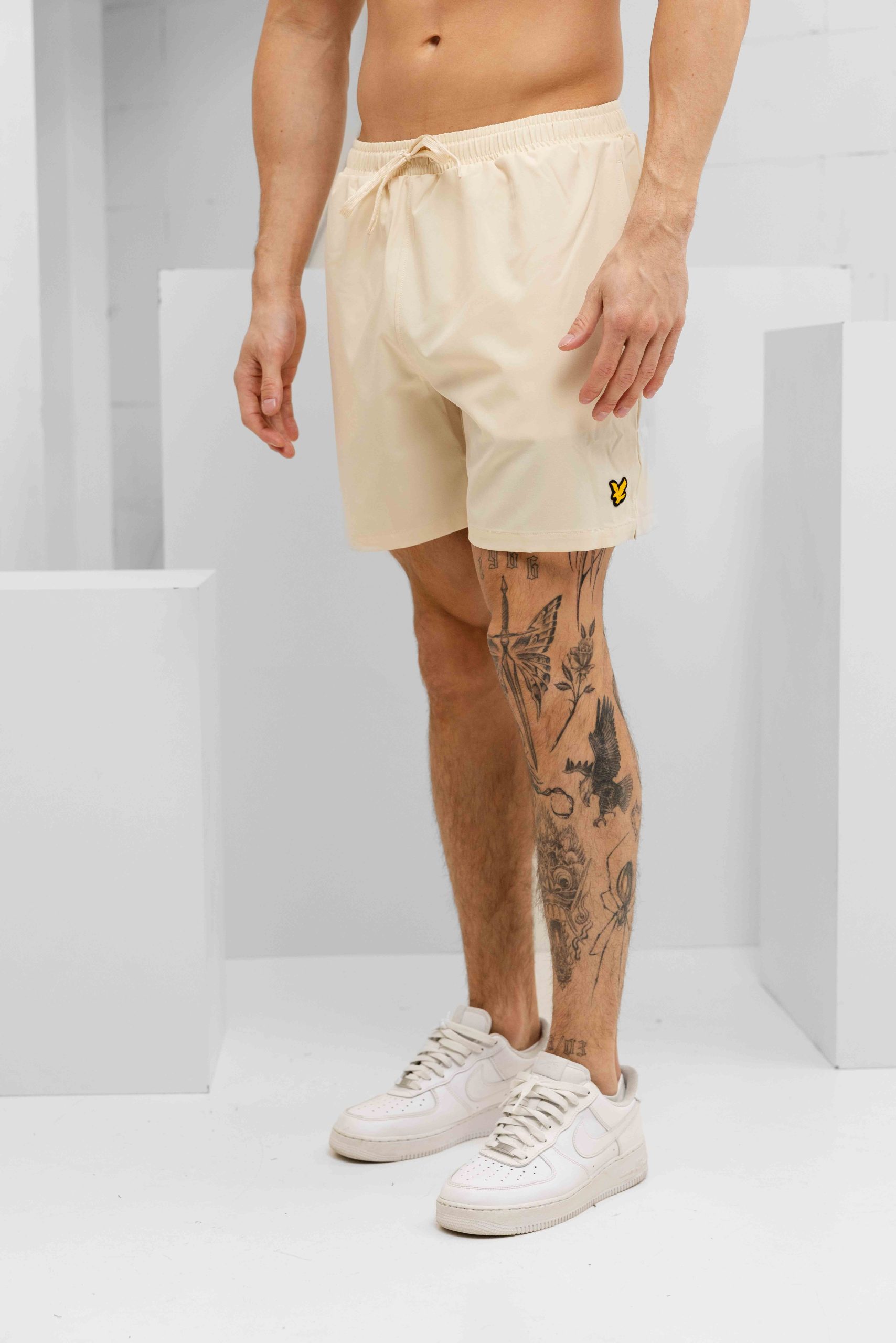 Lyle & Scott Zwembroek Heren Beige - Maat M - Kleur: Beige | Soccerfanshop