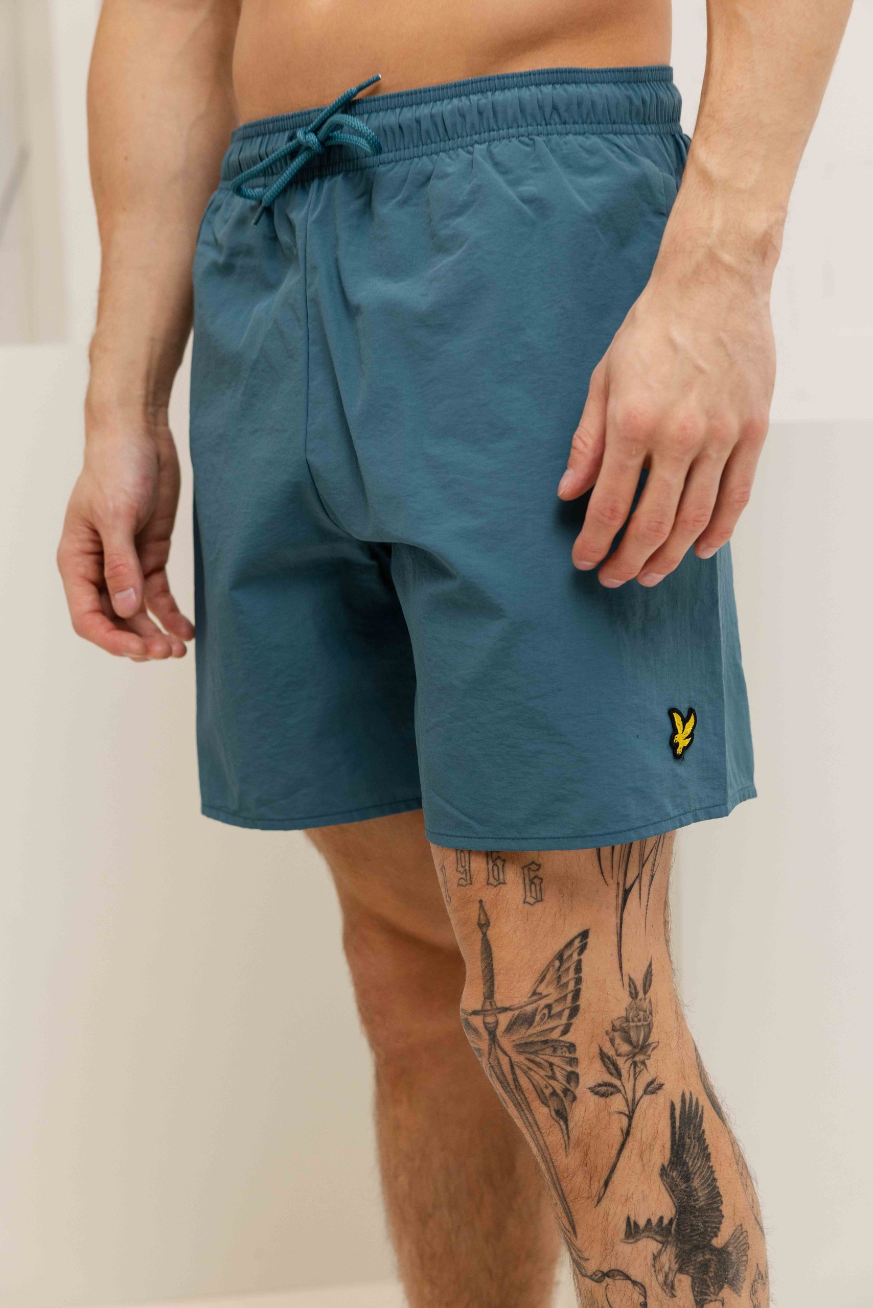 Lyle & Scott Plain Zwembroek Heren Blauw - Maat XL - Kleur: Blauw | Soccerfanshop