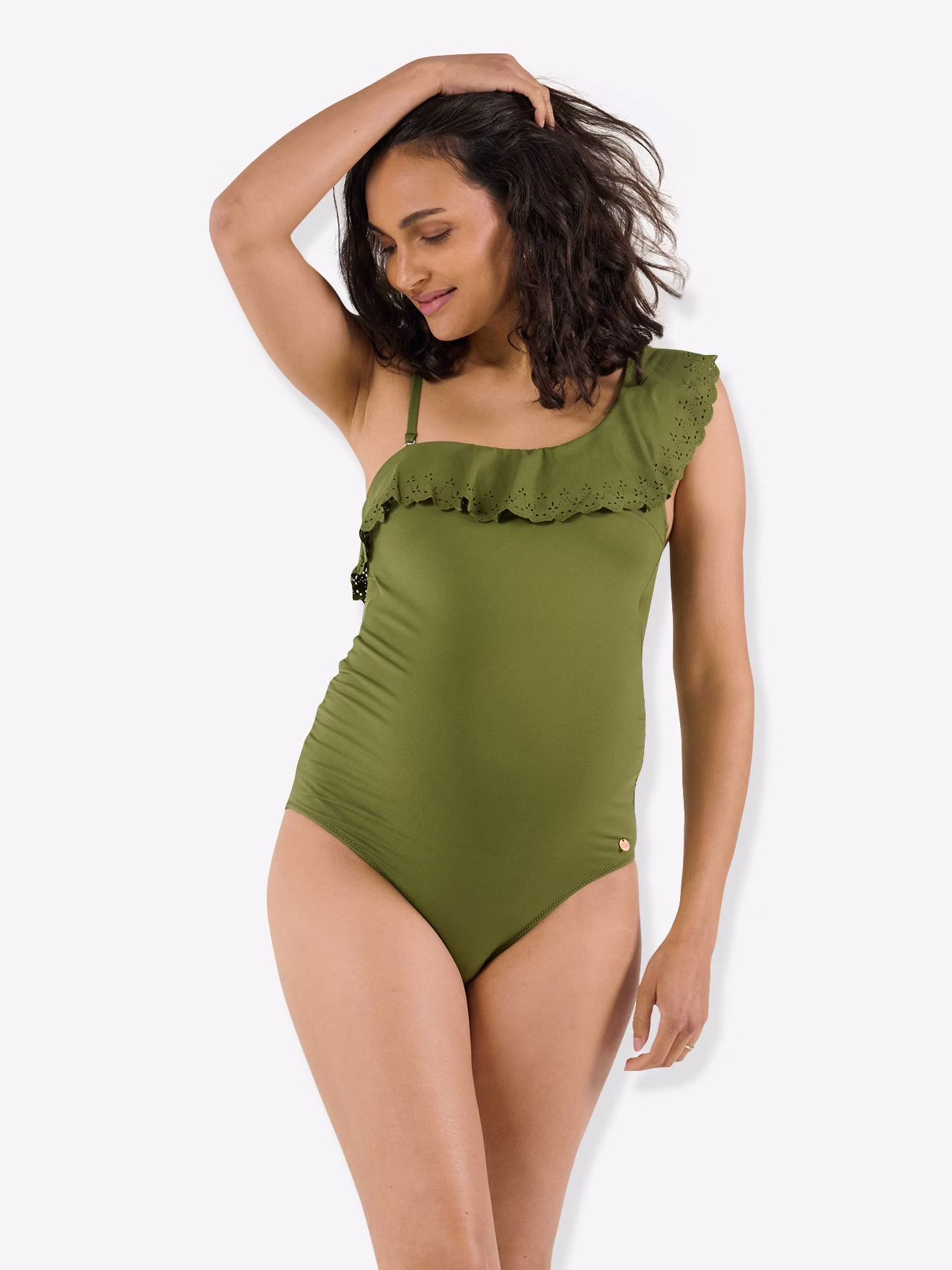 Zwangerschapsbadpak Bloom CACHE COEUR groen