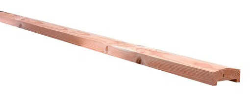 Minimale besteding! Douglas afdekkap met sponning 4,2x8,5x180 cm Betonschutting Constructie Gardenlux - Gardenlux