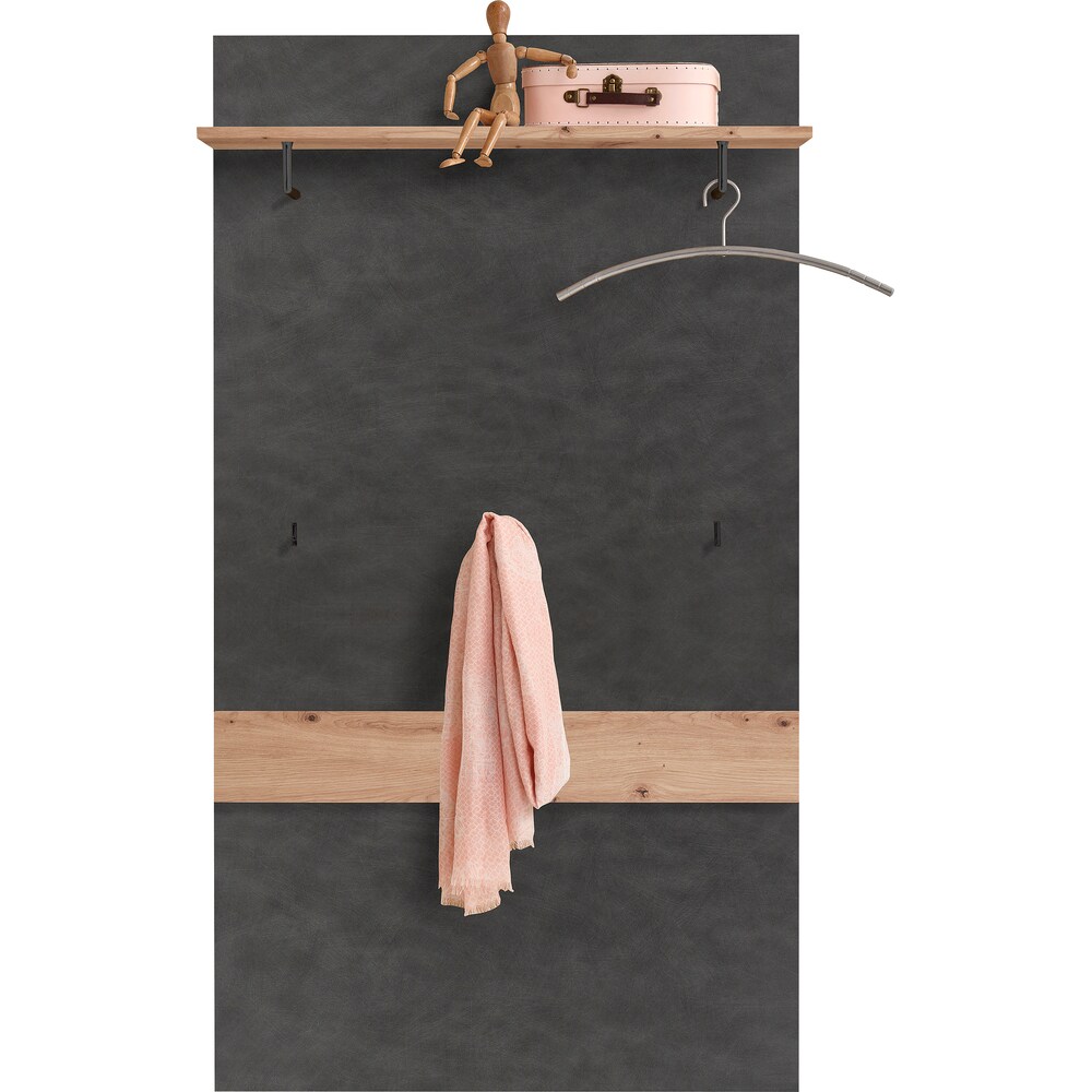 Kapstokpaneel Bristol 145 cm Hoog - Matera met Eiken