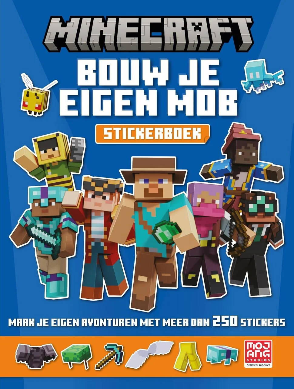 Minecraft: Bouw je eigen mob-stickerboek (Hardback)