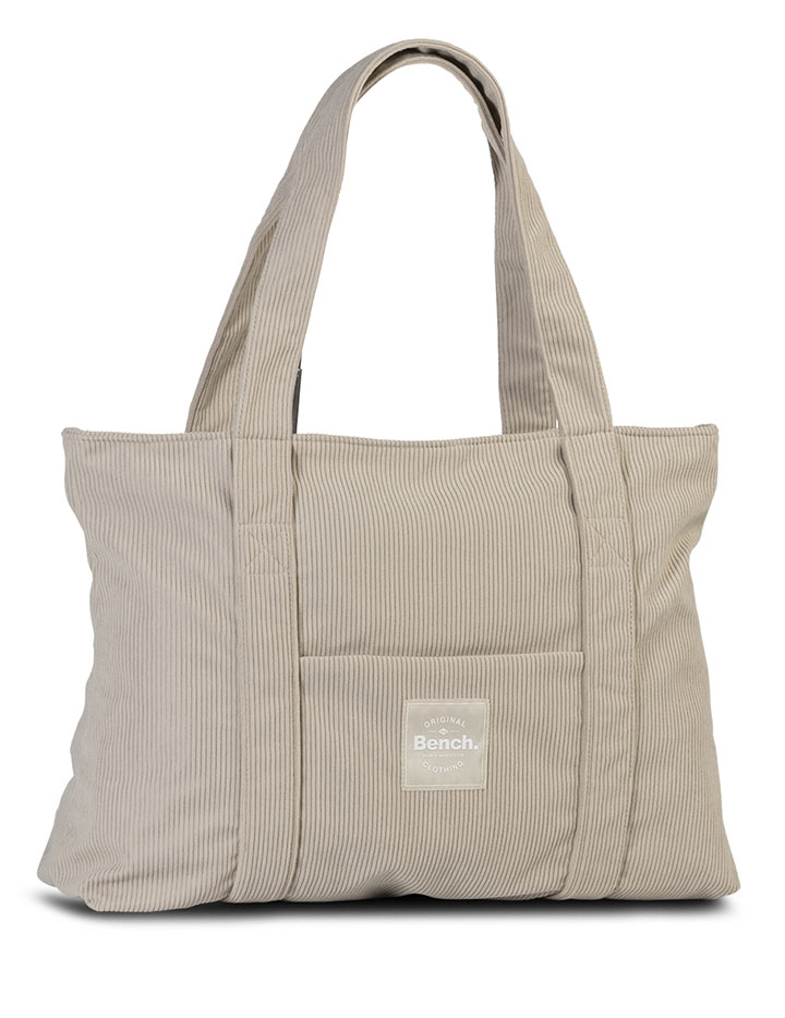 Bench Corduroy Schoudertas Shopper Beige