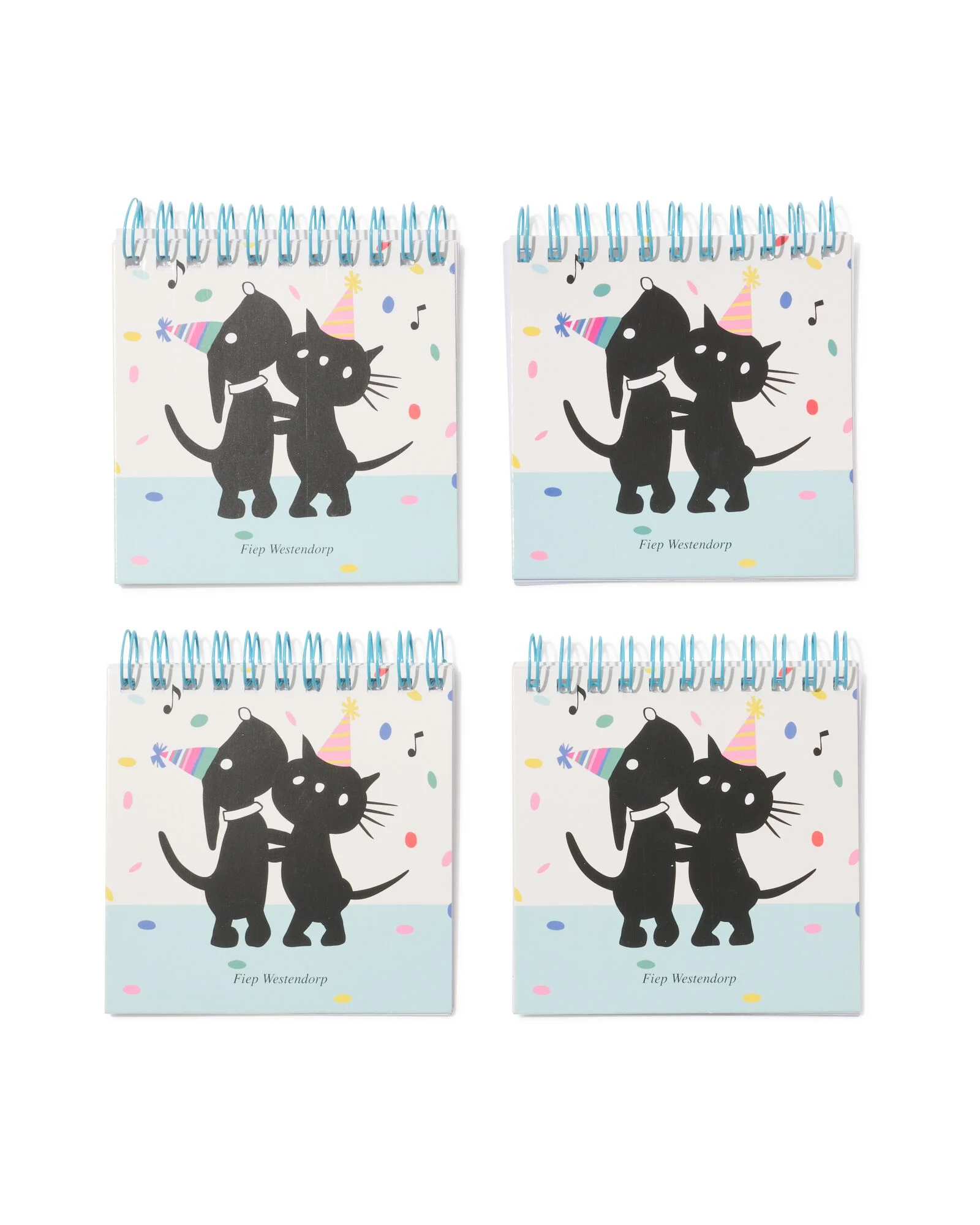 HEMA HEMA Takkie En Siepie Uitdeelkleurboekjes - 4 Stuks