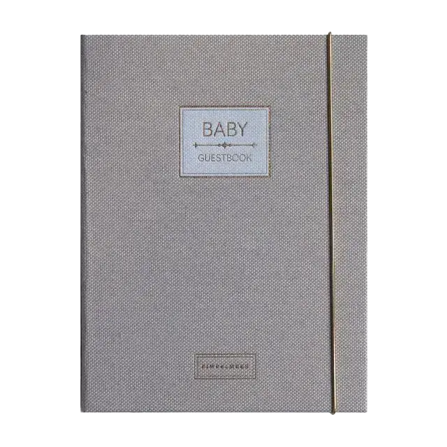 Pimpelmees Baby Guestbook Mono Luxe Warm Nude