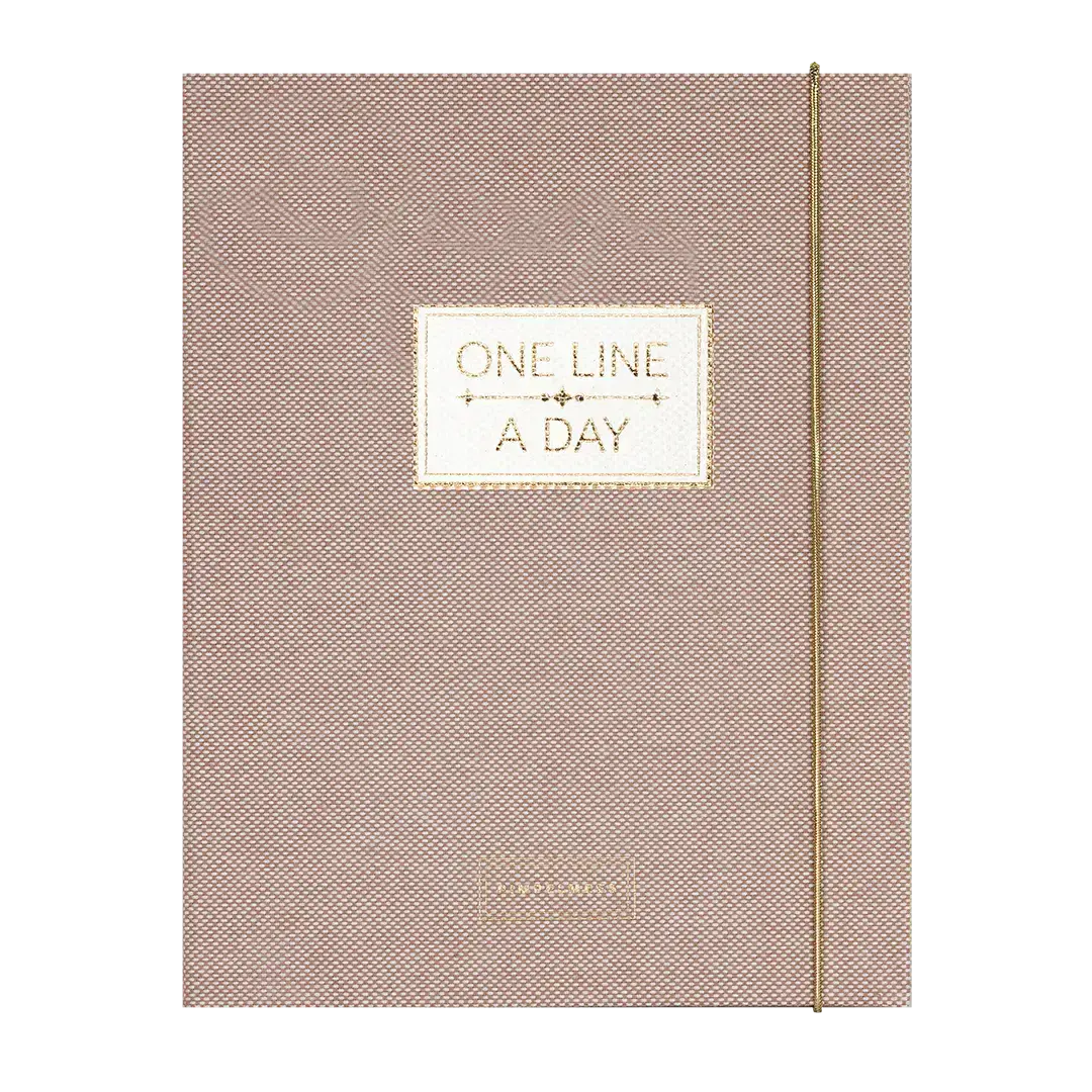 Pimpelmees One Line a Day Mono Luxe Linnen Warm Nude