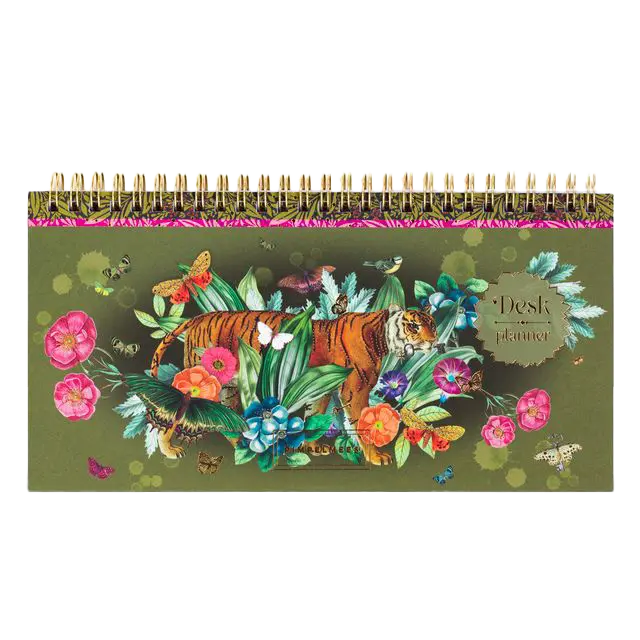 Pimpelmees Desk Planner Tijger Olive