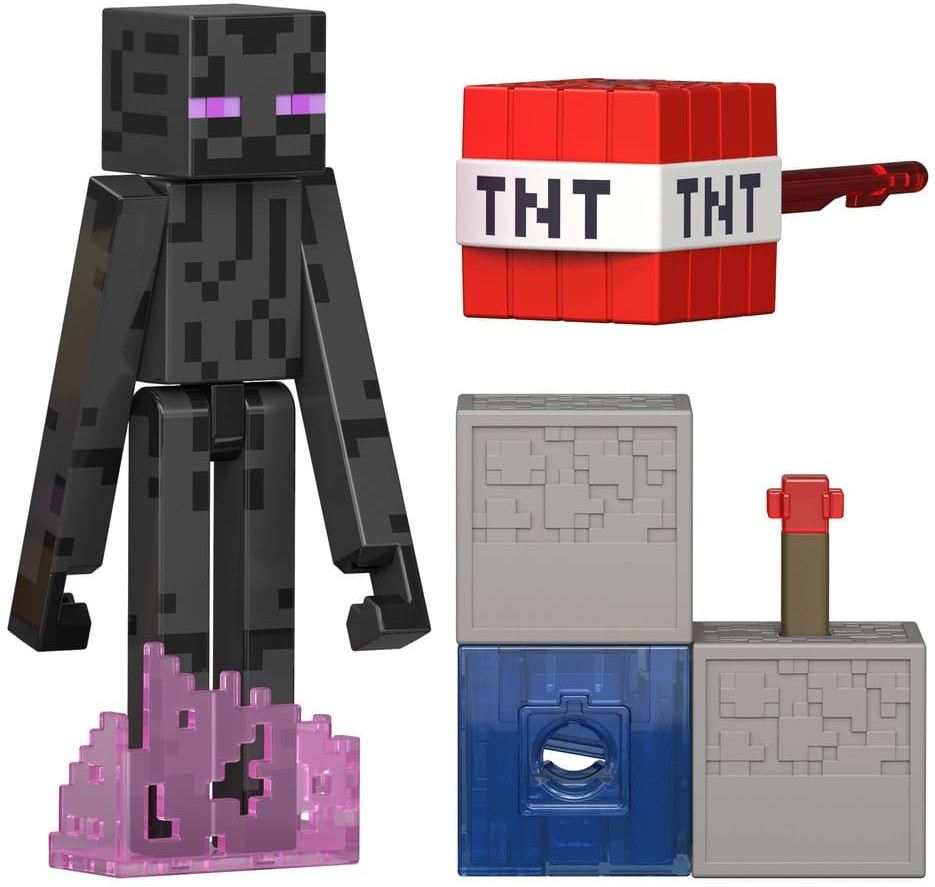 Minecraft Action Figure: Enderman (Redstone Charged)