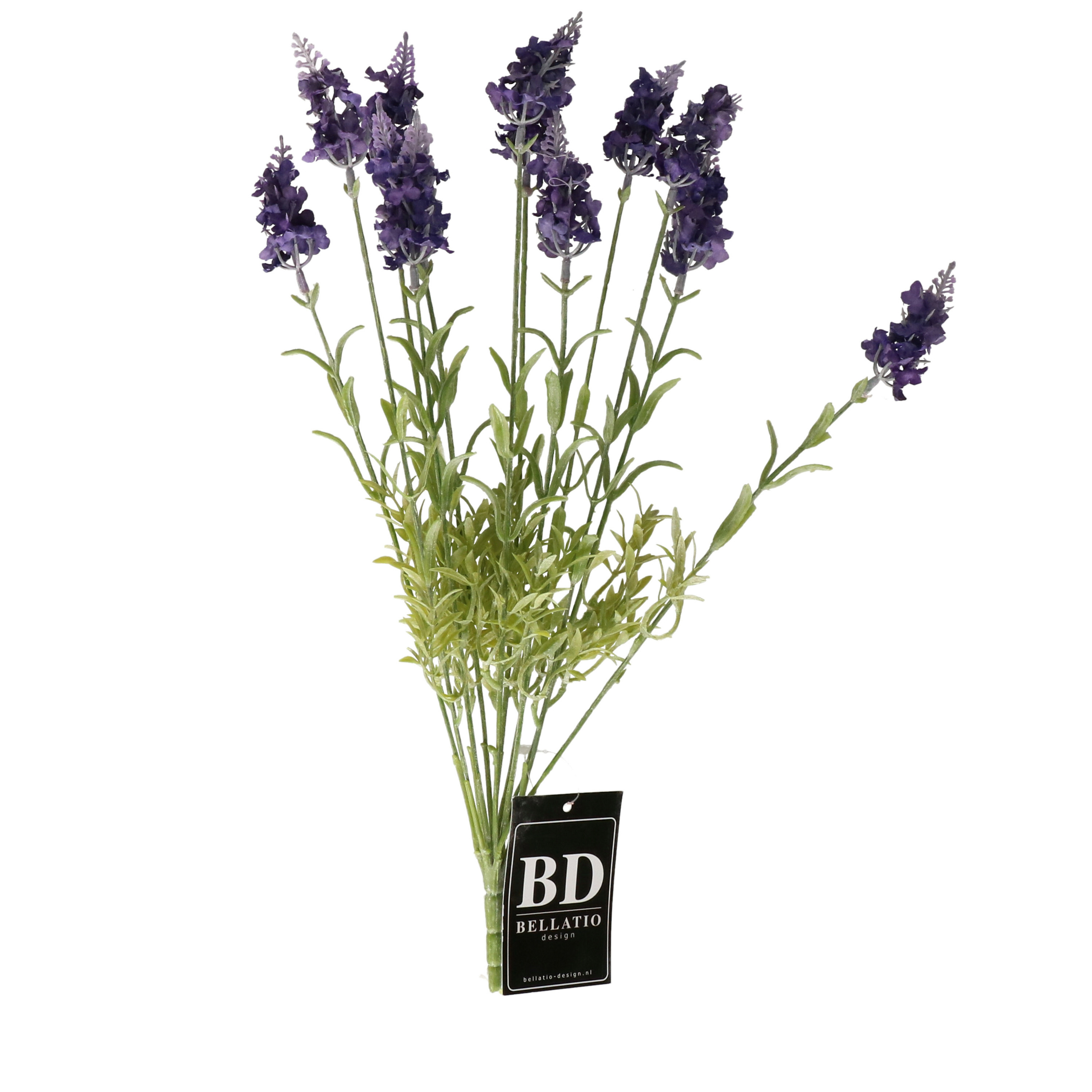 Bellatio Design kunstbloemen Lavendel - 40 cm - kunst zijdebloem